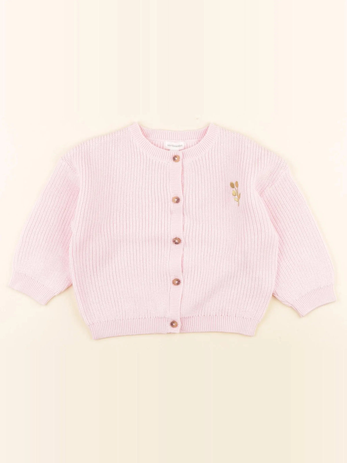 Vertbaudet - gilet rose - 18 mois