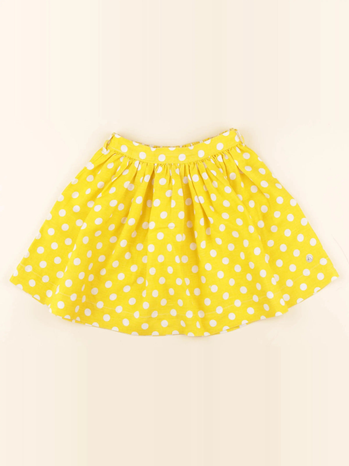 Petit Bateau - jupe jaune - 8 ans