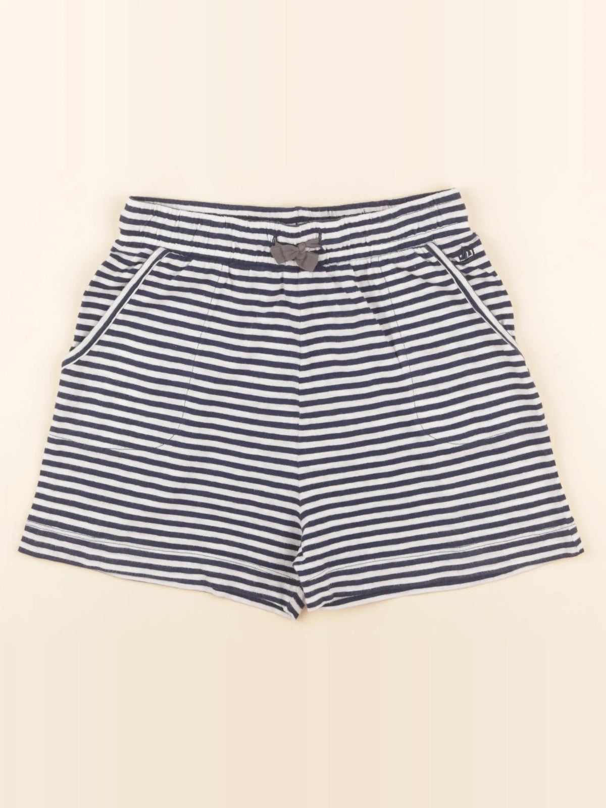 Petit Bateau - short bleu, blanc - 10 ans