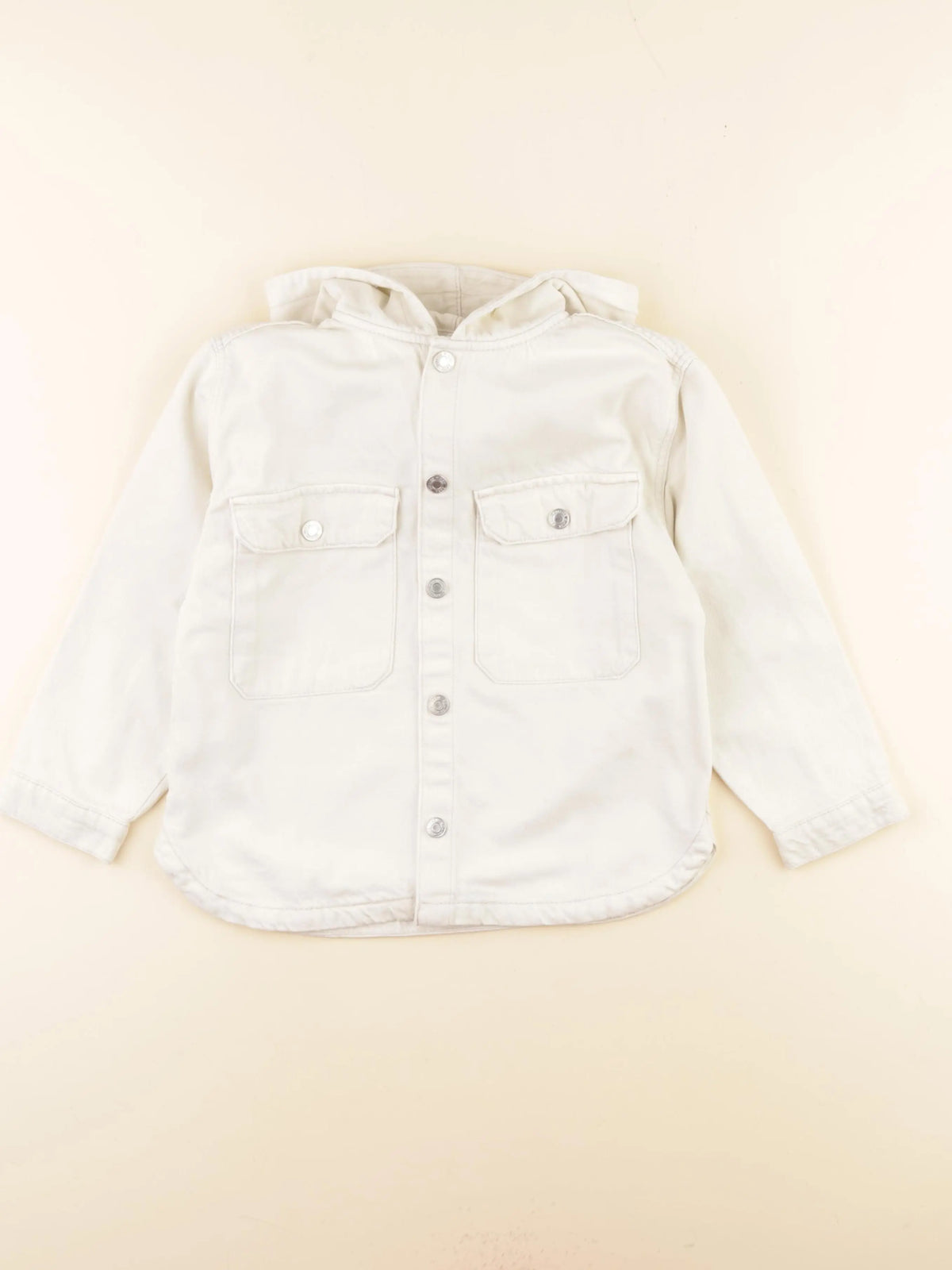 Zara - sur-chemise blanc - 4/5 ans