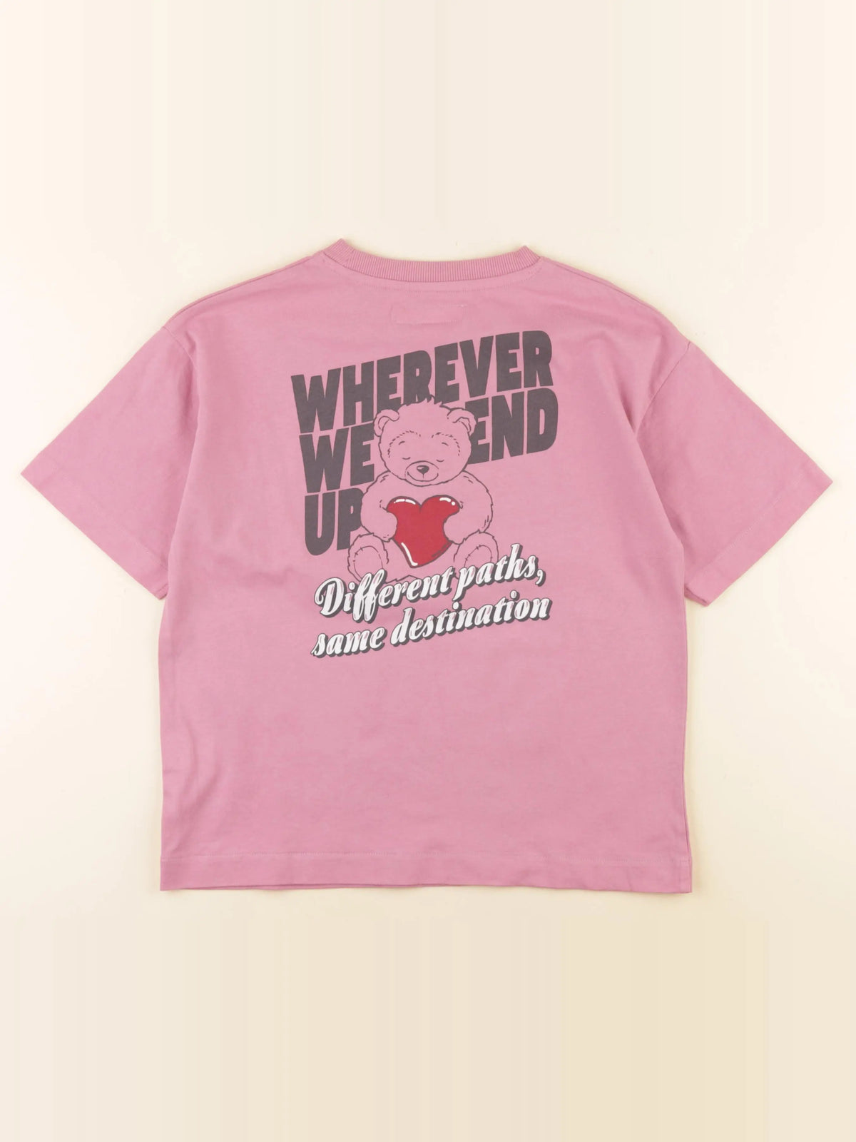 Zara - tee-shirt rose - 8/9 ans