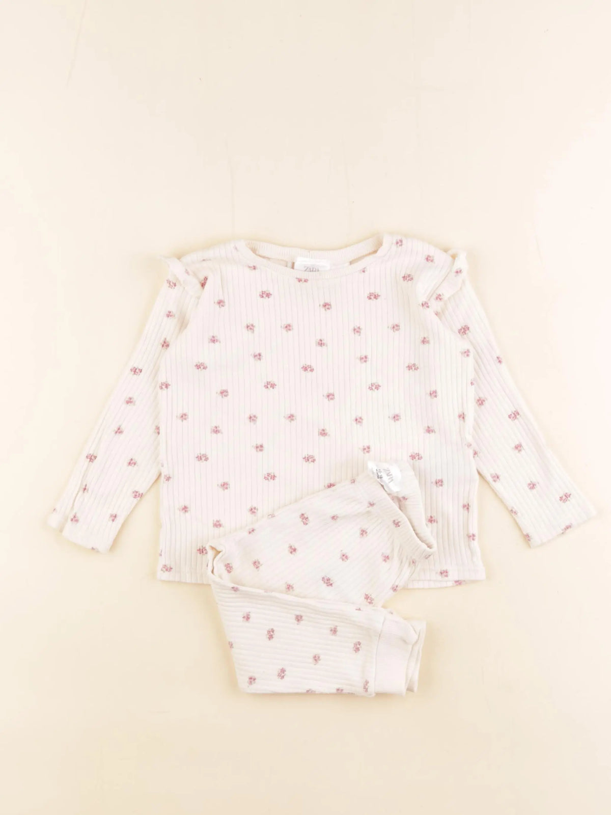 Zara - pyjama coton multicolore - 12/18 mois