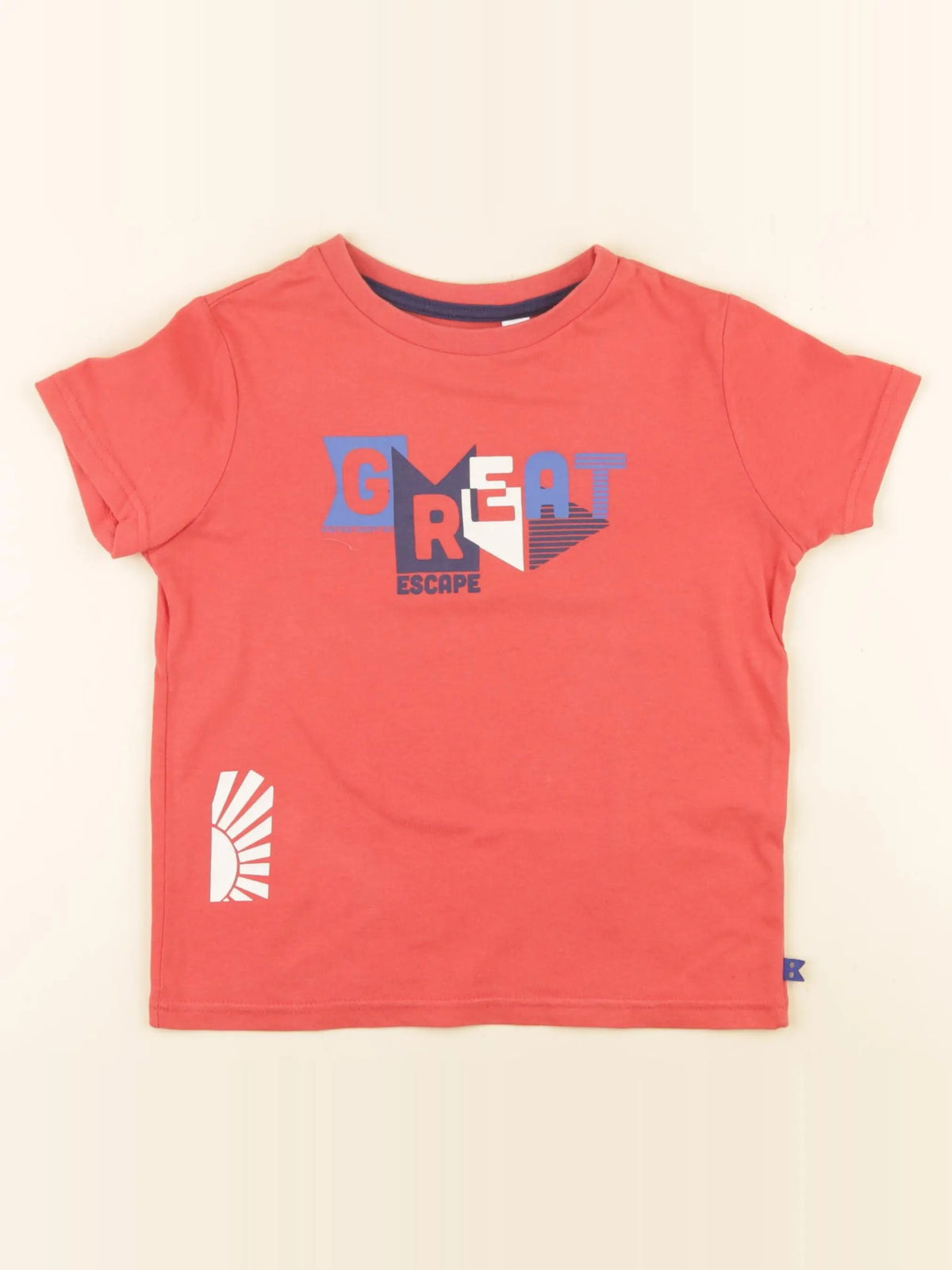 Okaidi - tee-shirt rouge - 5 ans