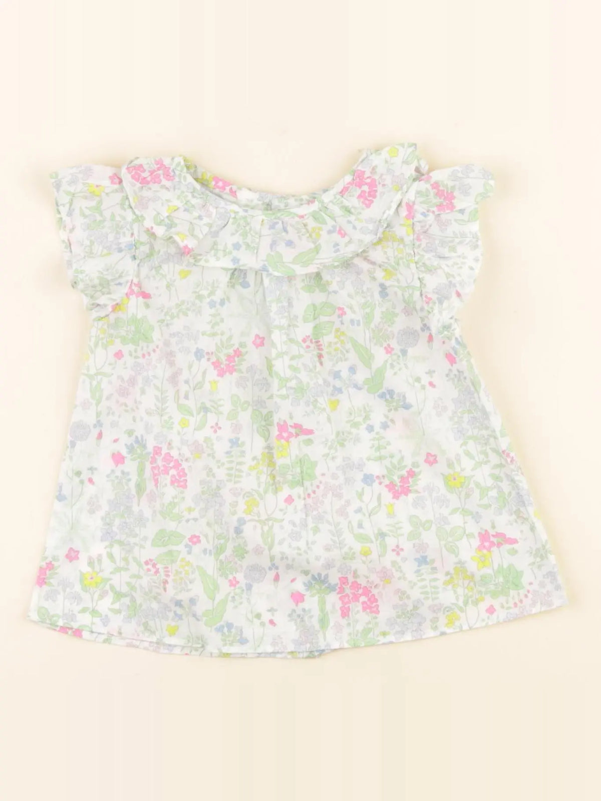 Jacadi - blouse liberty multicolore - 6 mois
