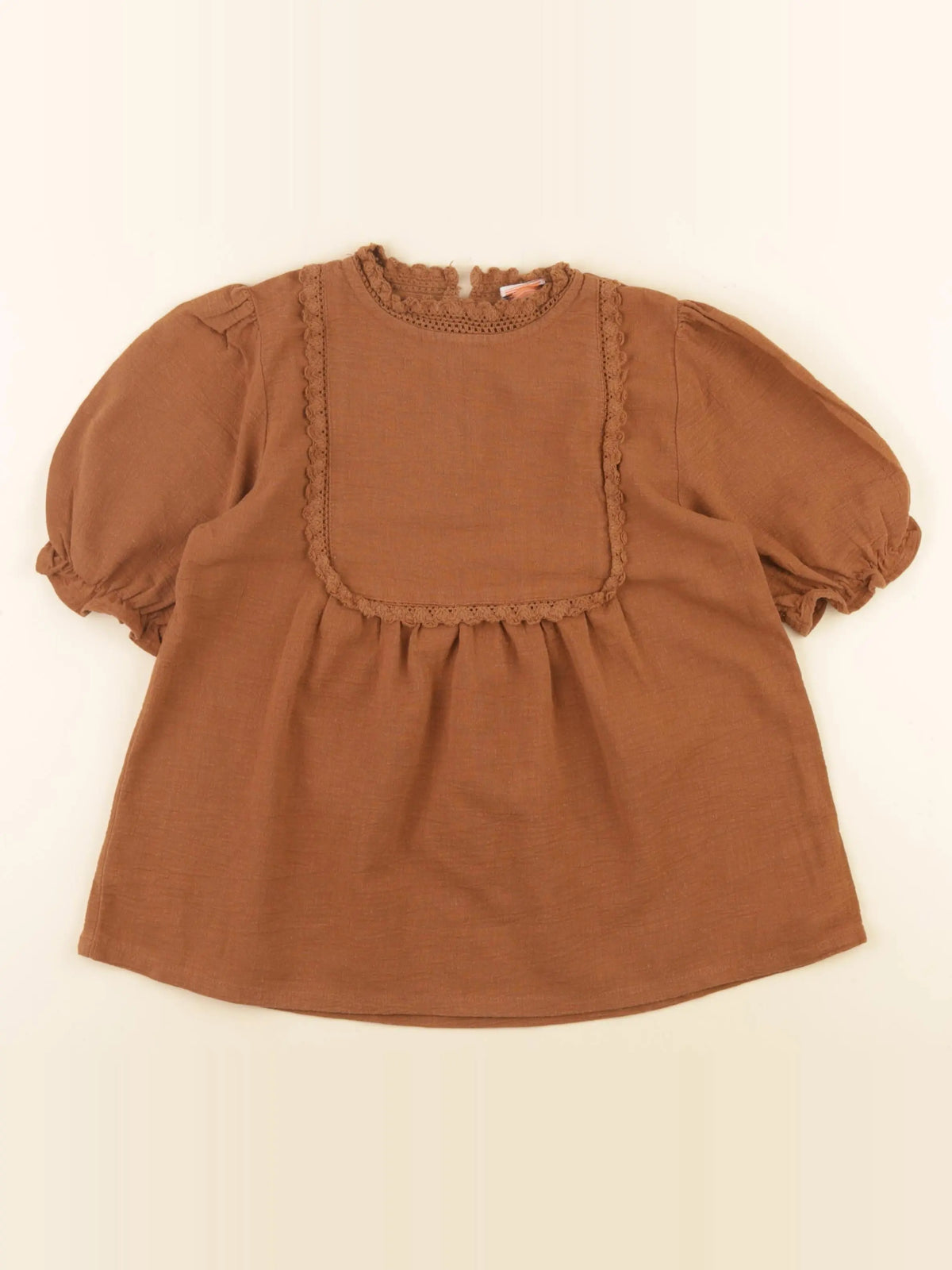 Tape à l'oeil - blouse marron - 8 ans