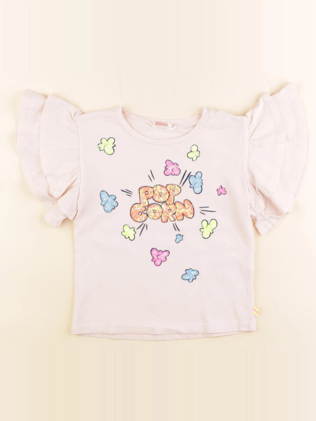 Billie Blush - tee-shirt rose - 4 ans