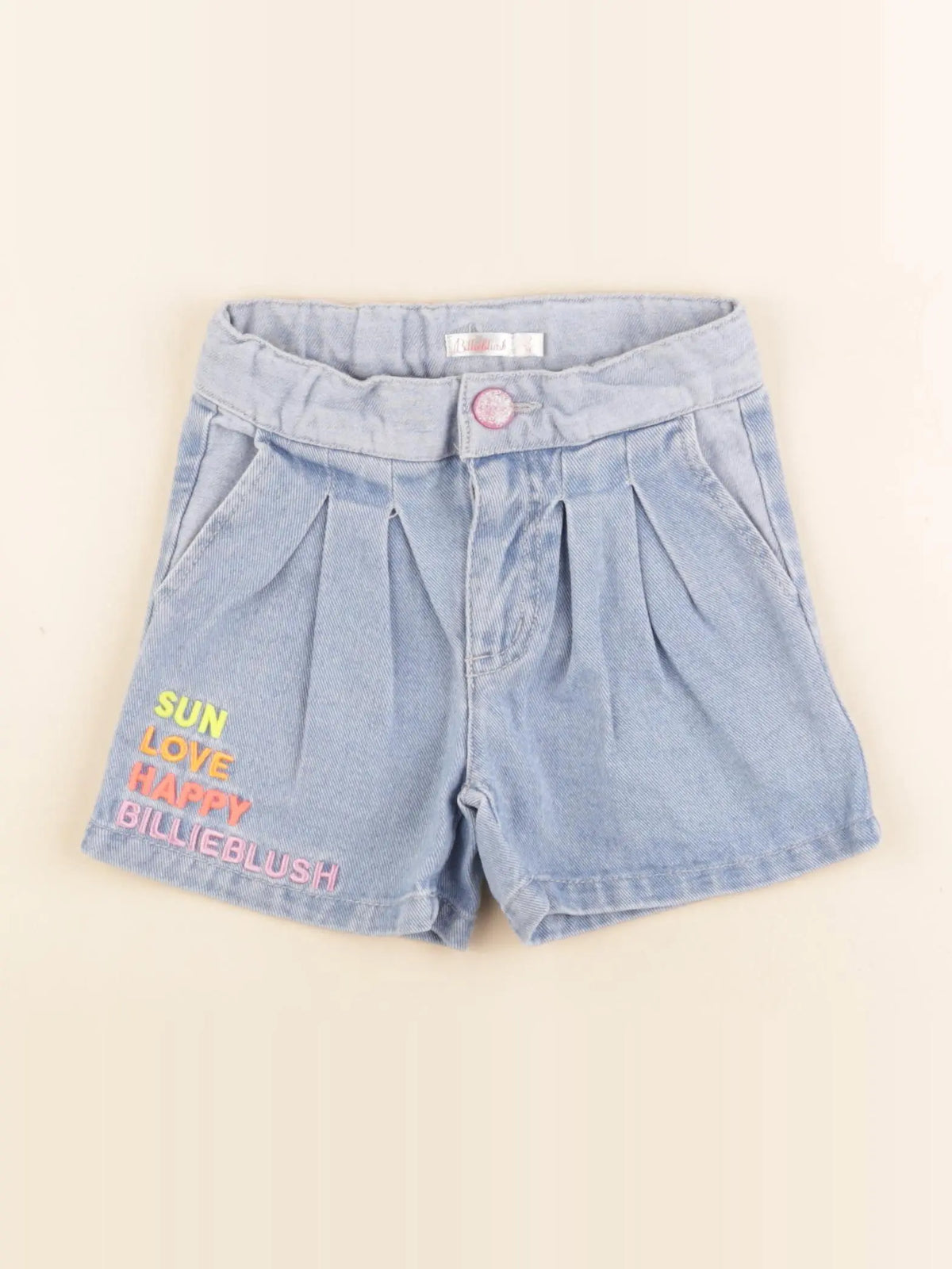 Billie Blush - short bleu - 2 ans