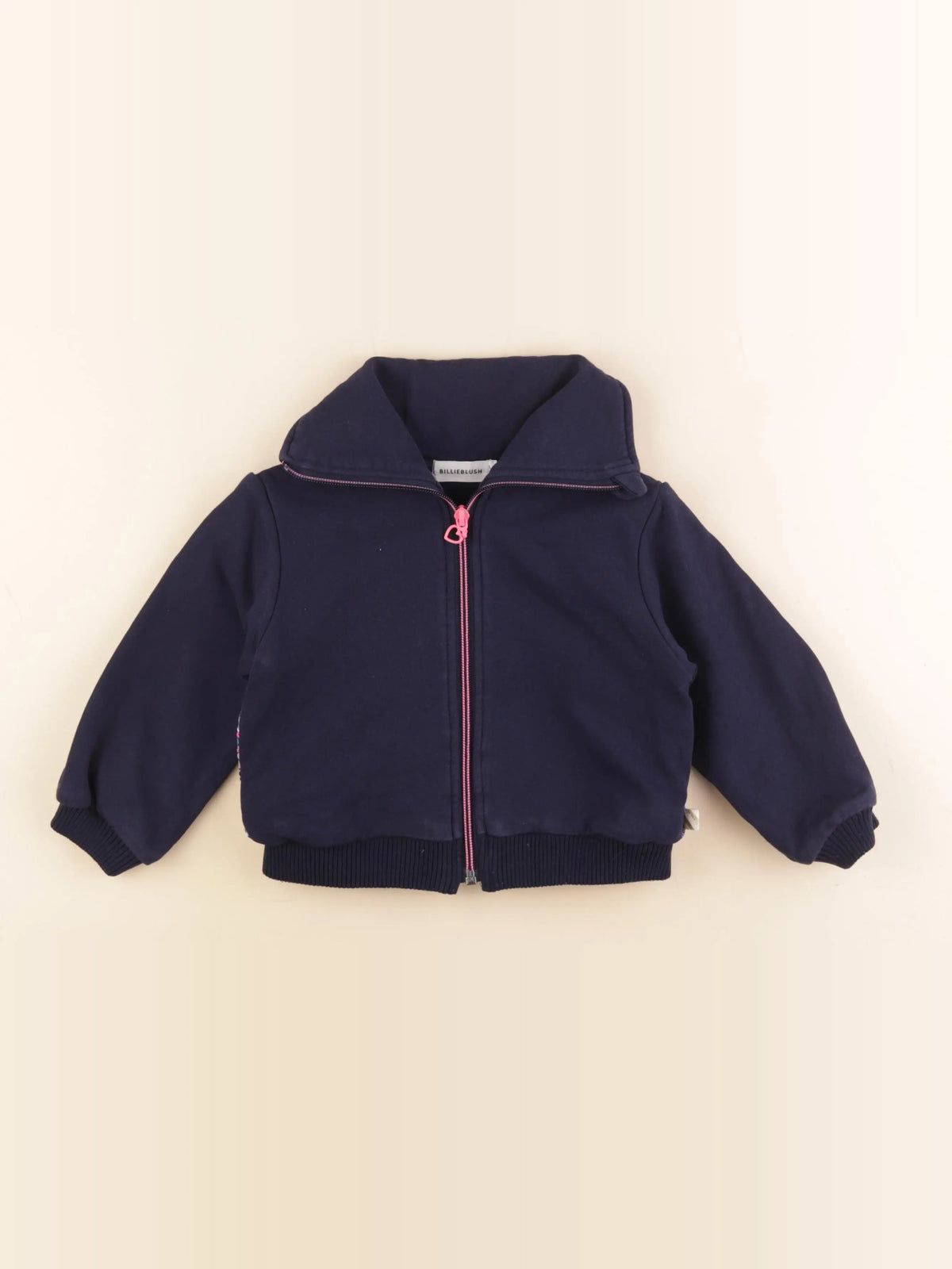 Billie Blush - sweat imprimé au dos bleu, multicolore - 3 ans