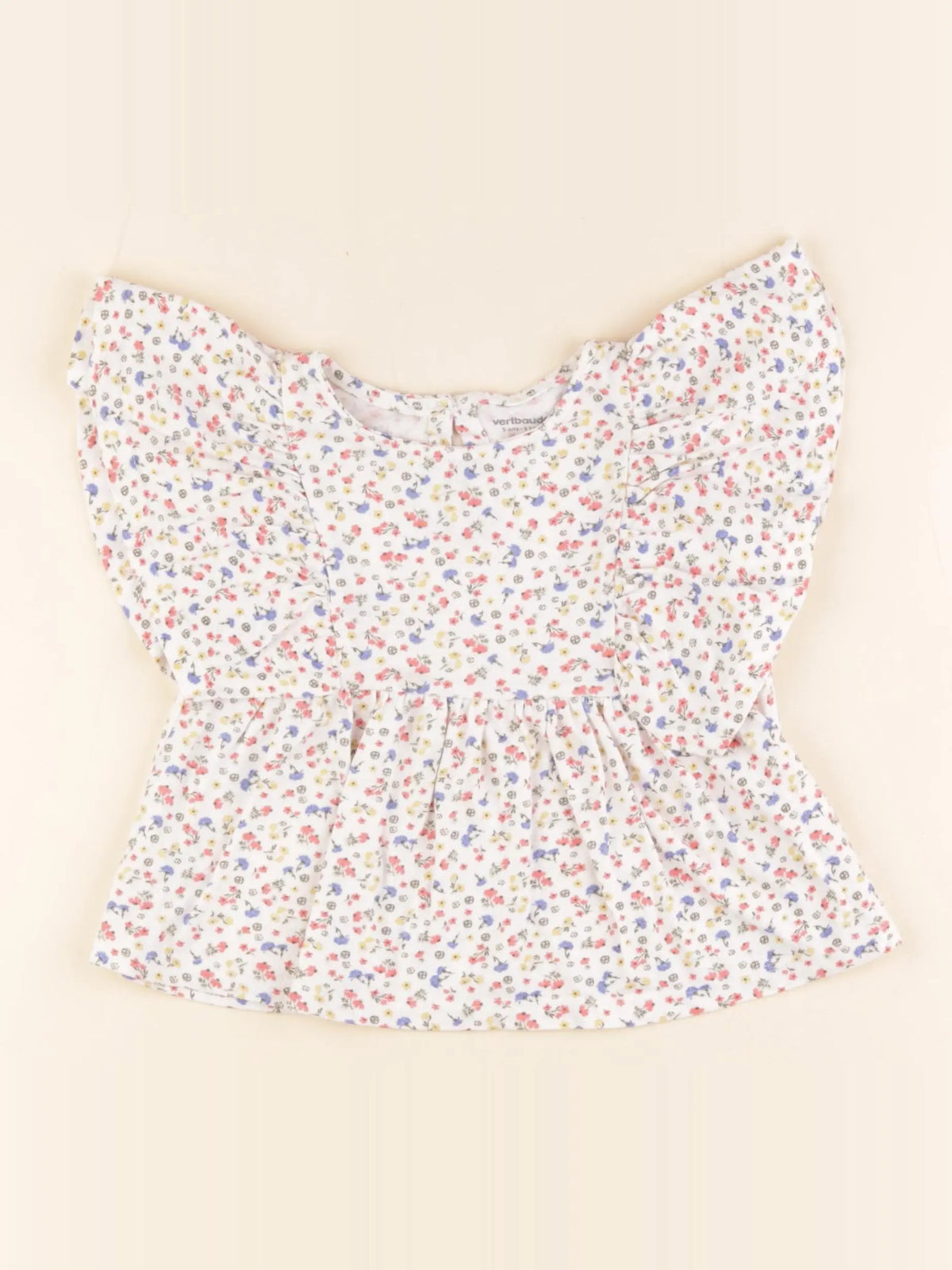 Vertbaudet - tee-shirt blanc - 5 ans