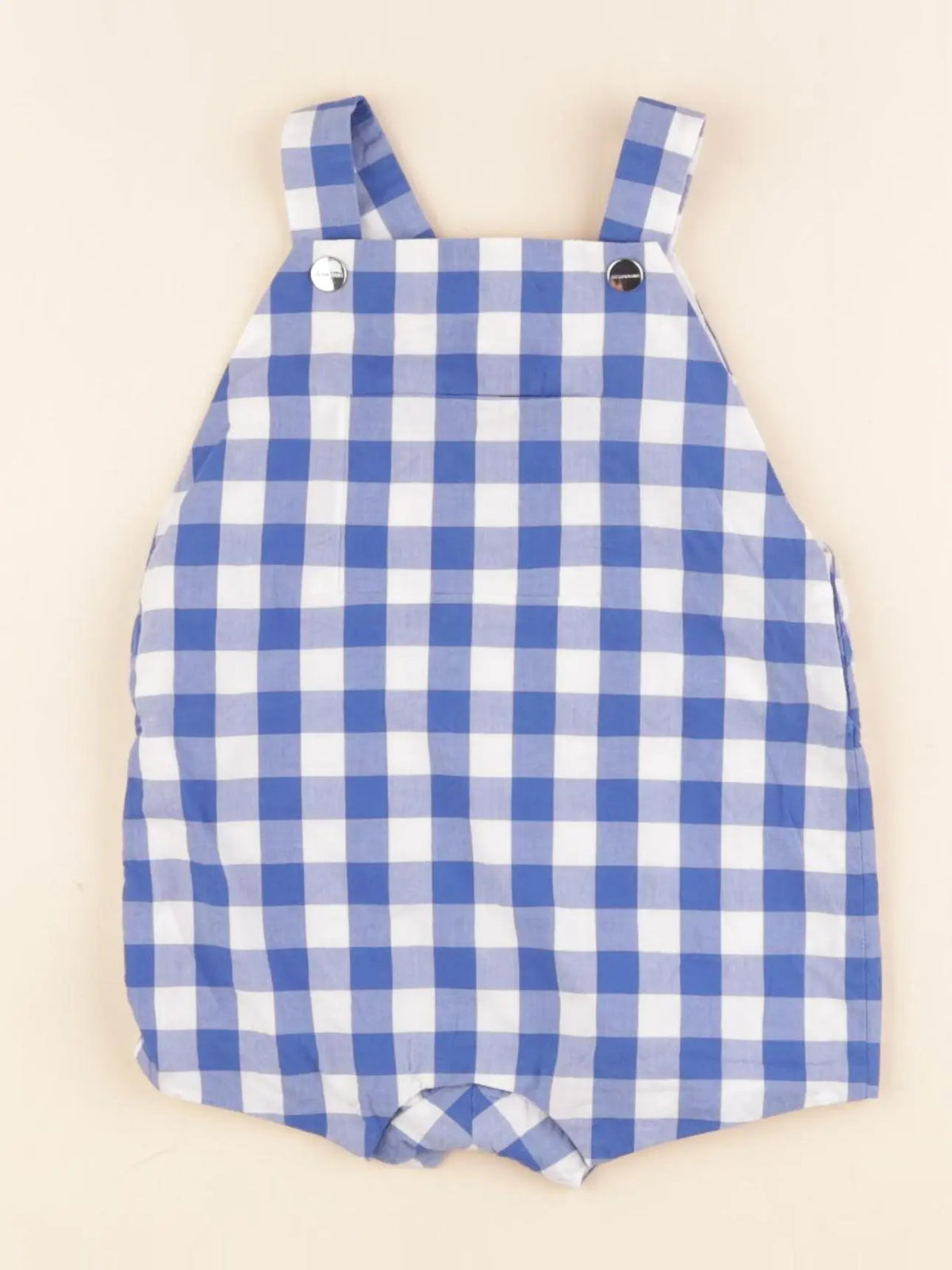 Jacadi - salopette blanc, bleu - 6 mois