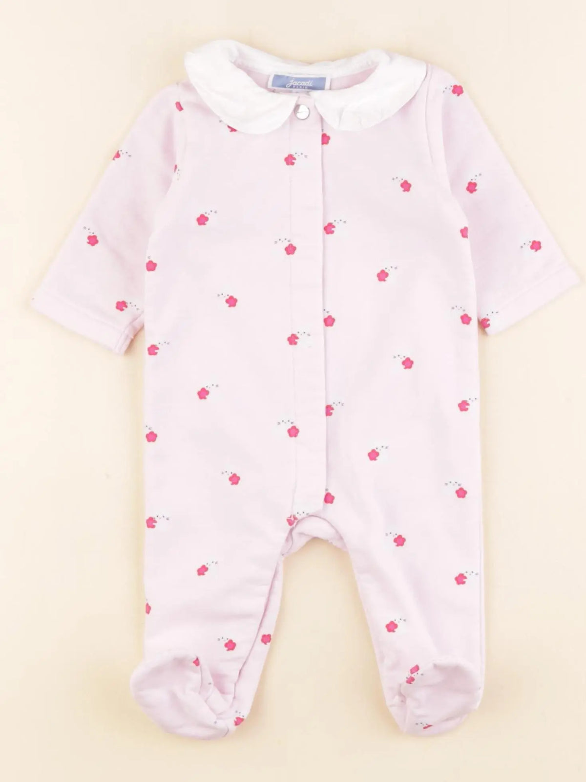 Jacadi - pyjama coton rose - 3 mois
