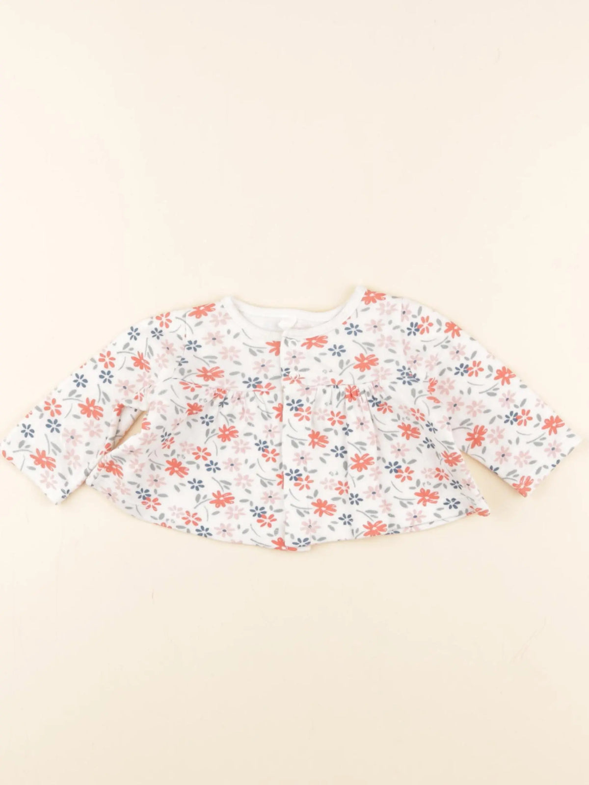 Petit Bateau - tee-shirt blanc - 3 mois