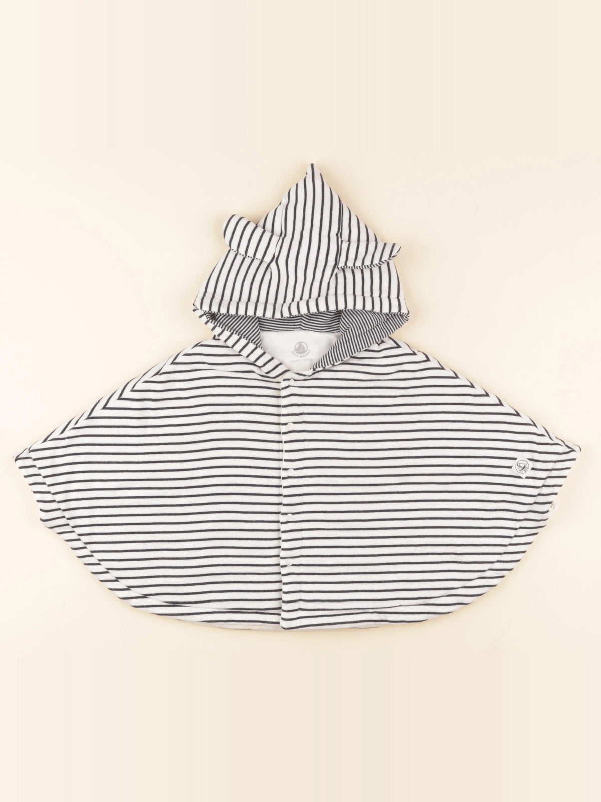 Petit Bateau - cape blanc - 12/24 mois