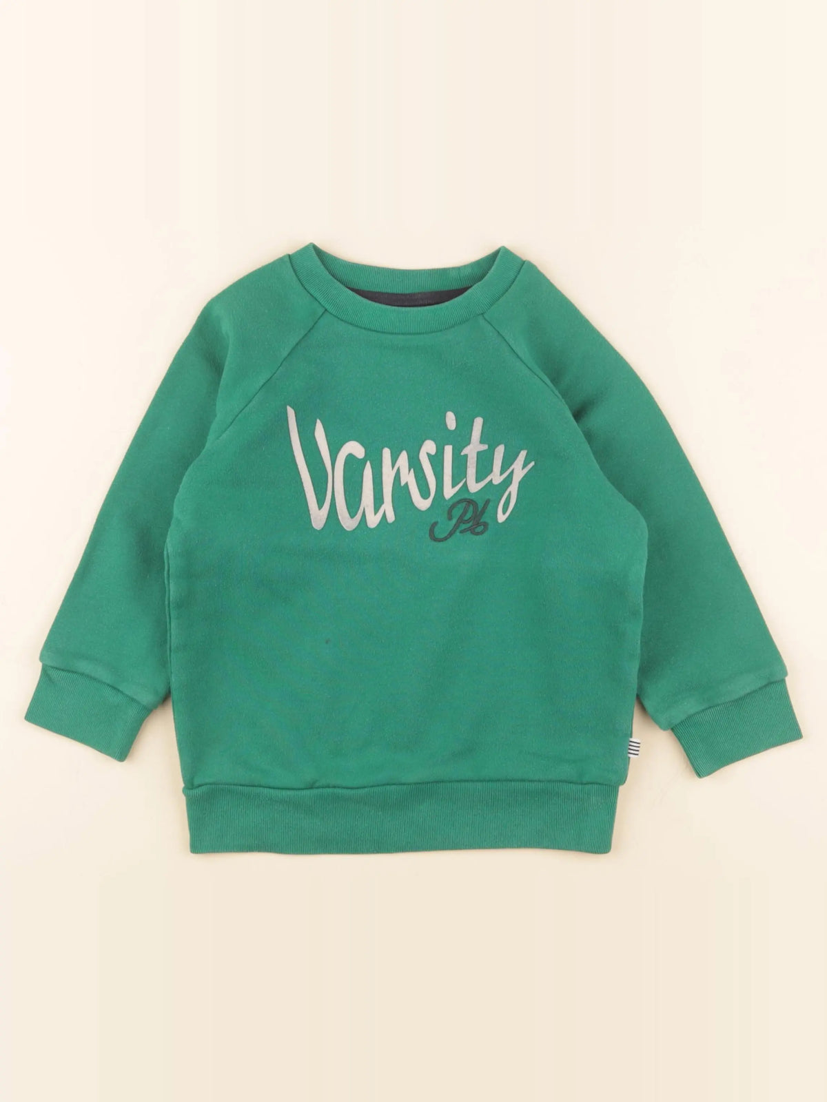 Petit Bateau - sweat vert - 4 ans