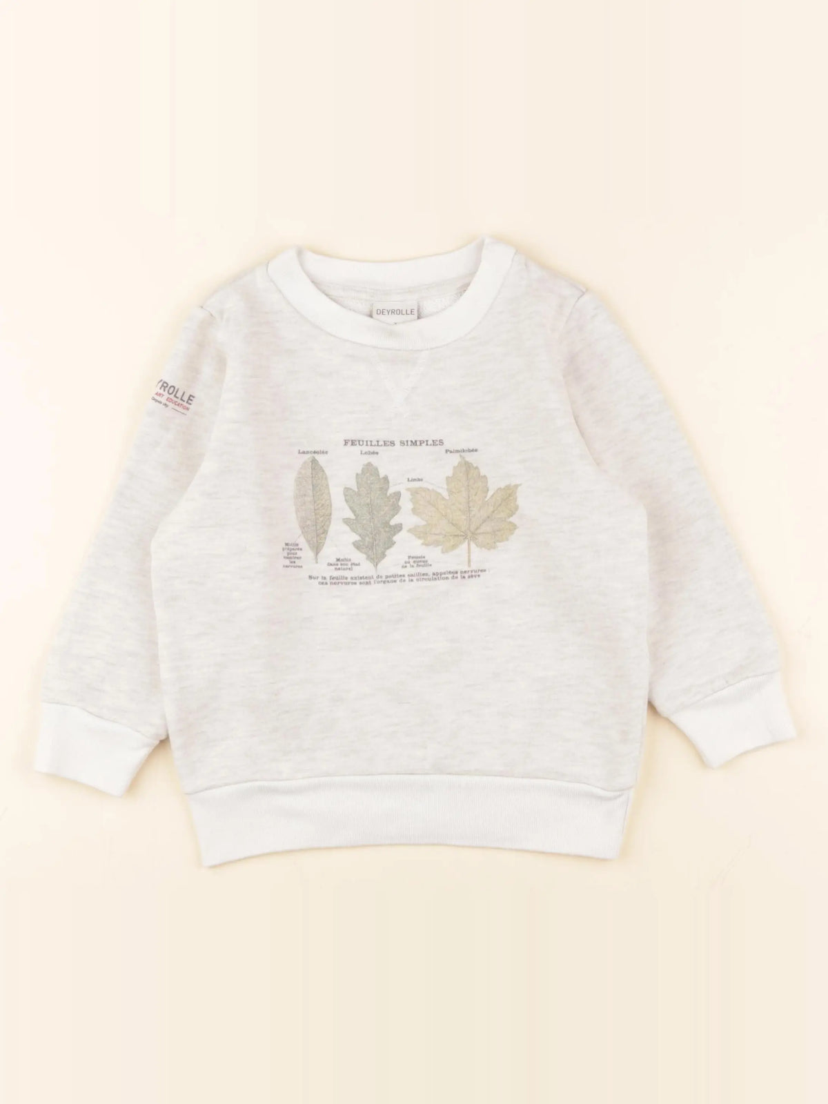 Petit Bateau - sweat beige - 5 ans