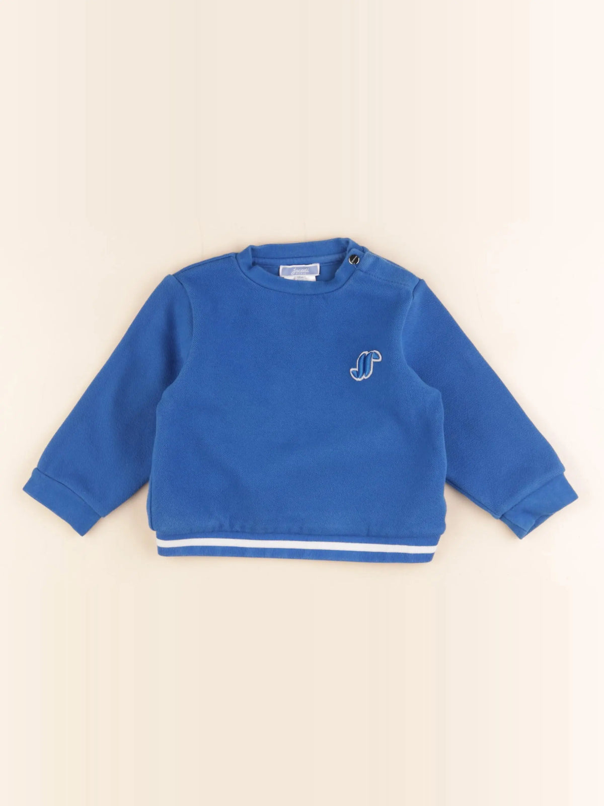 Jacadi - sweat bleu - 18 mois