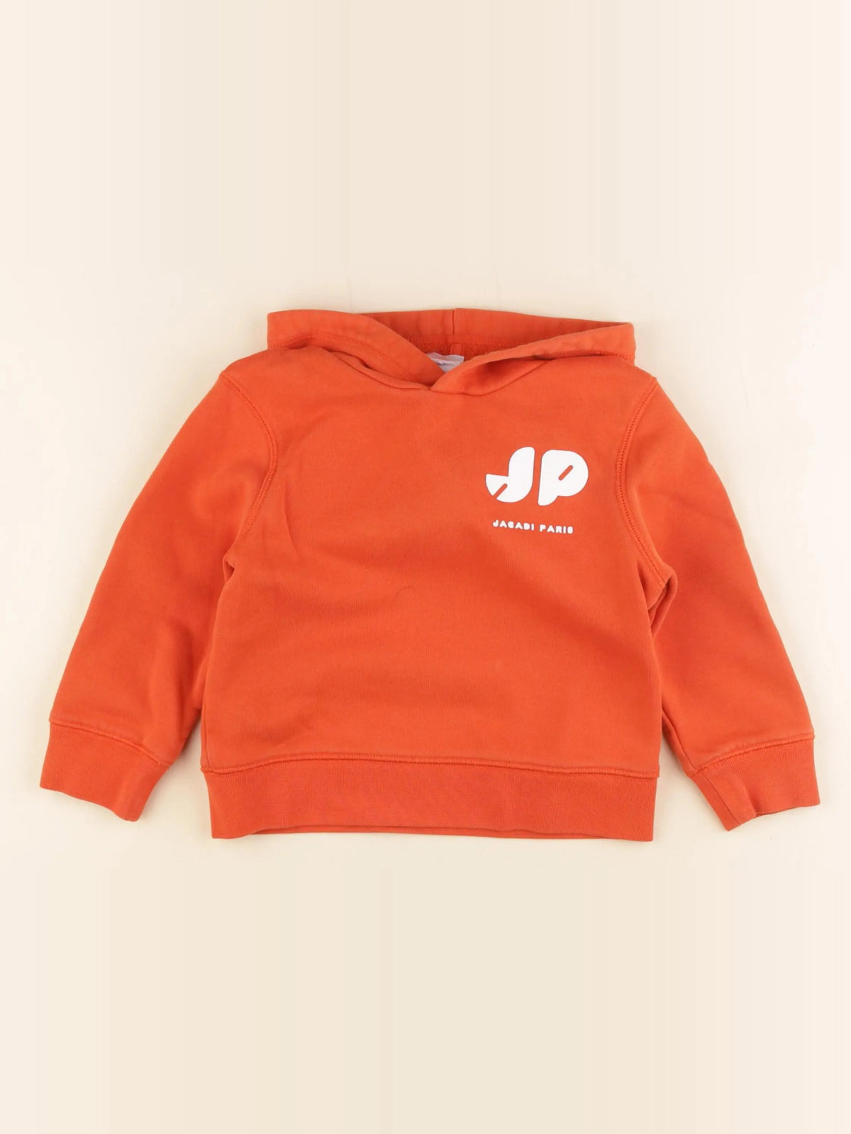 Jacadi - sweat orange - 3 ans