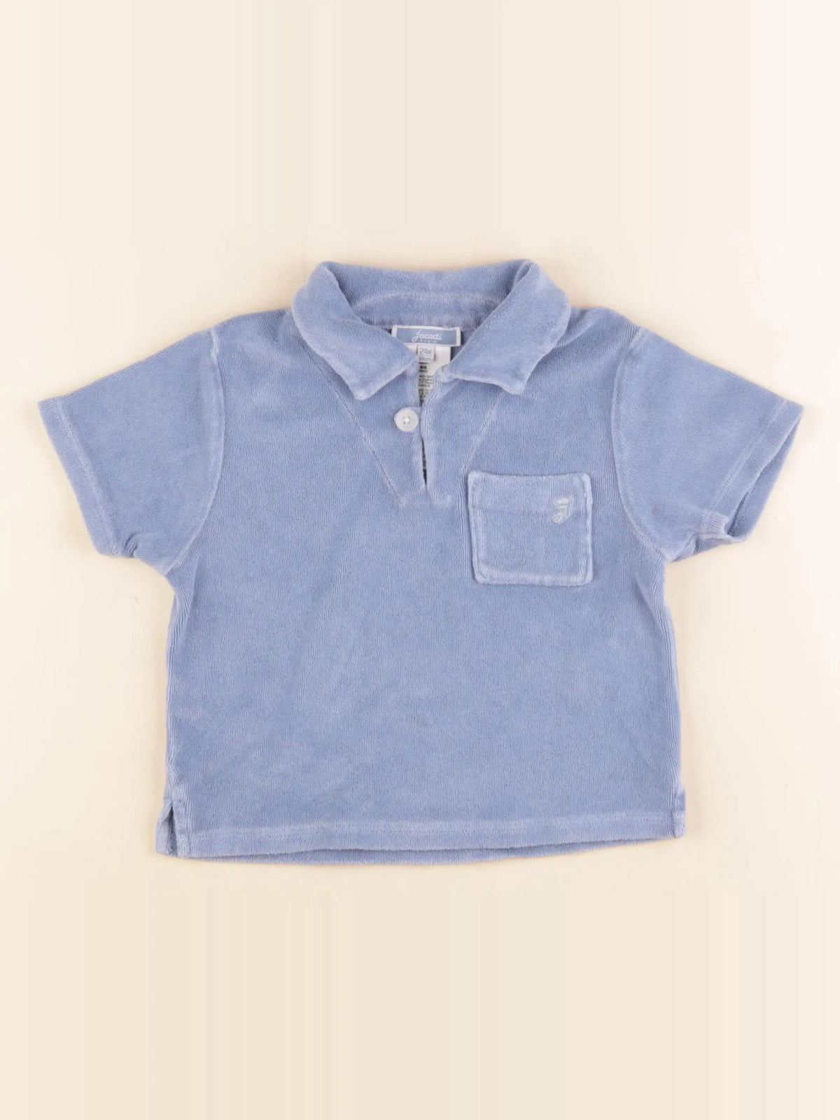Jacadi - polo bleu - 2 ans