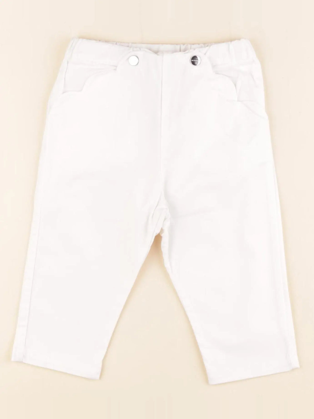 Jacadi - pantalon blanc - 12 mois