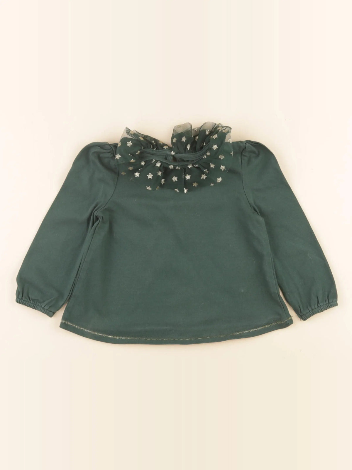 Vertbaudet - tee-shirt vert, or - 2 ans