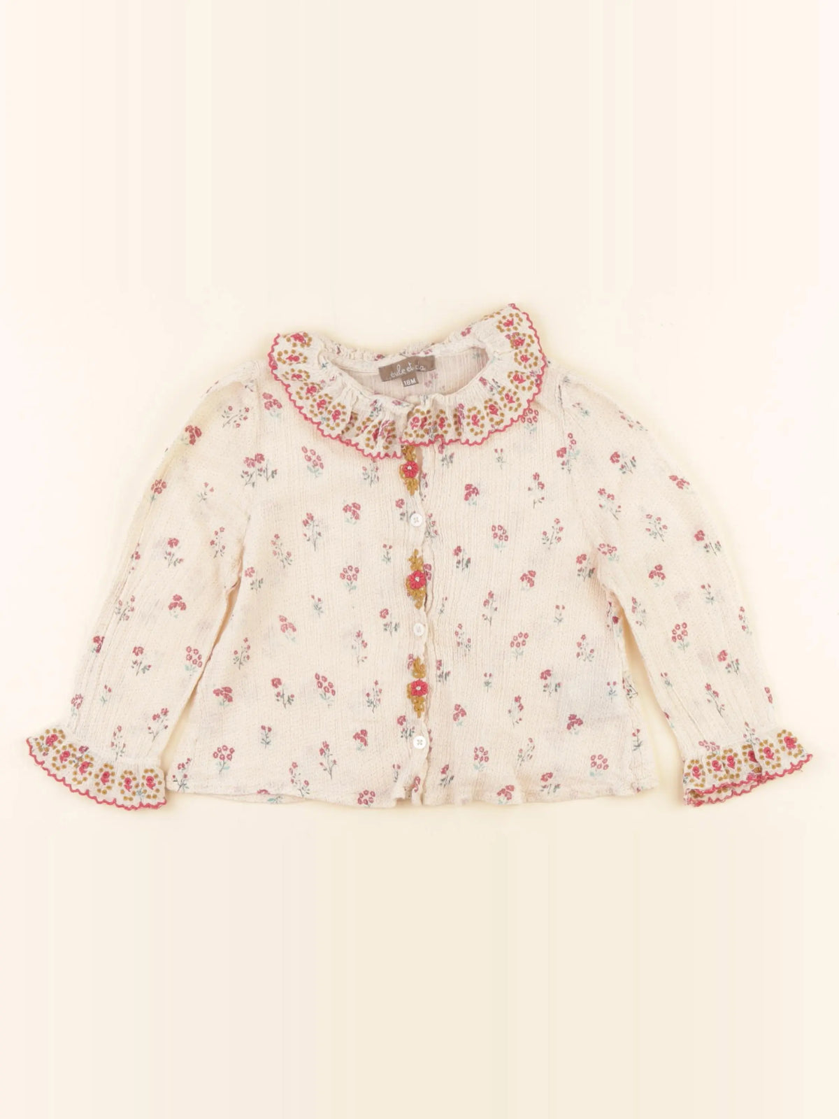 Emile et Ida - blouse beige - 18 mois