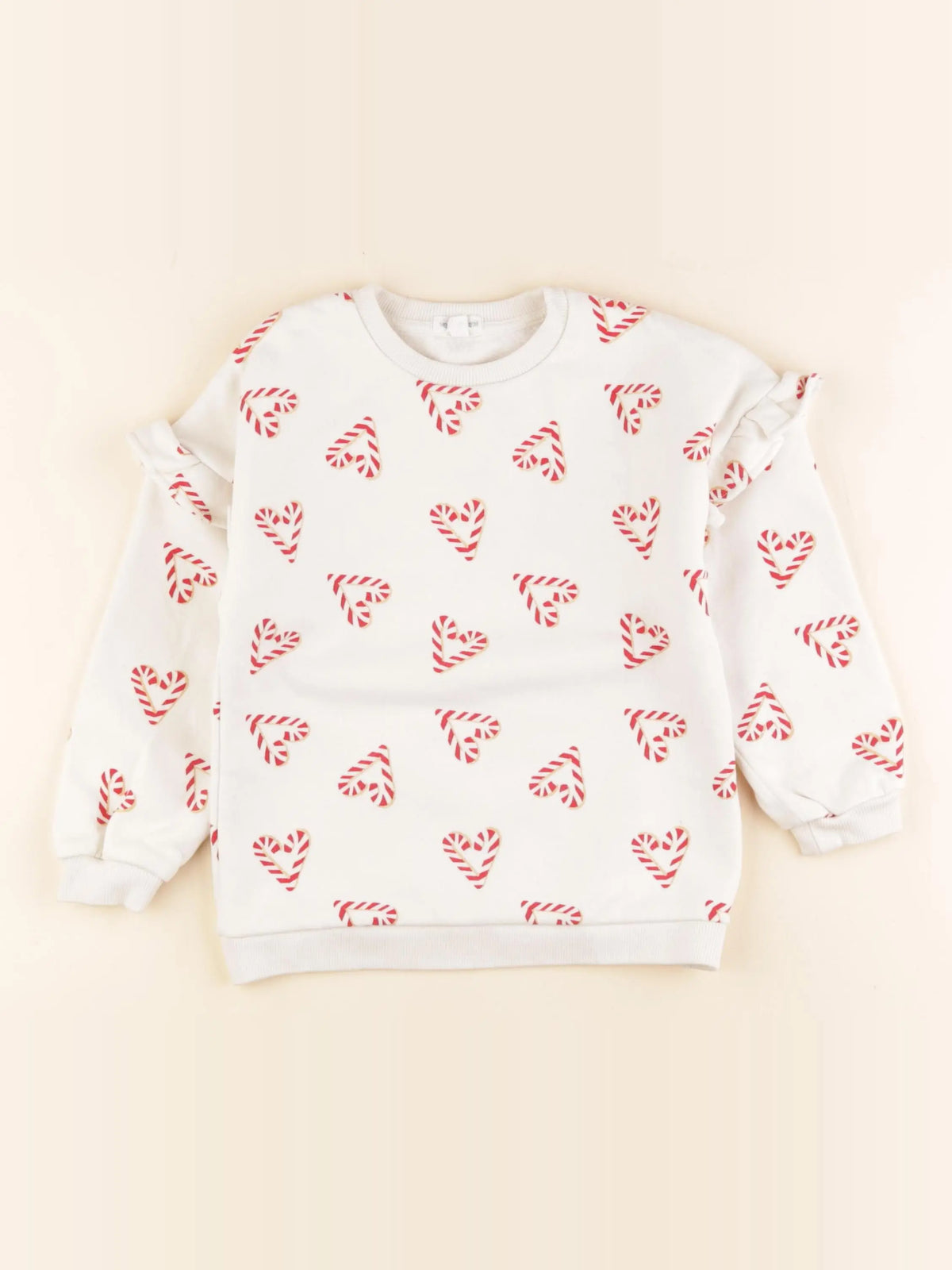 Vertbaudet - sweat blanc - 5 ans