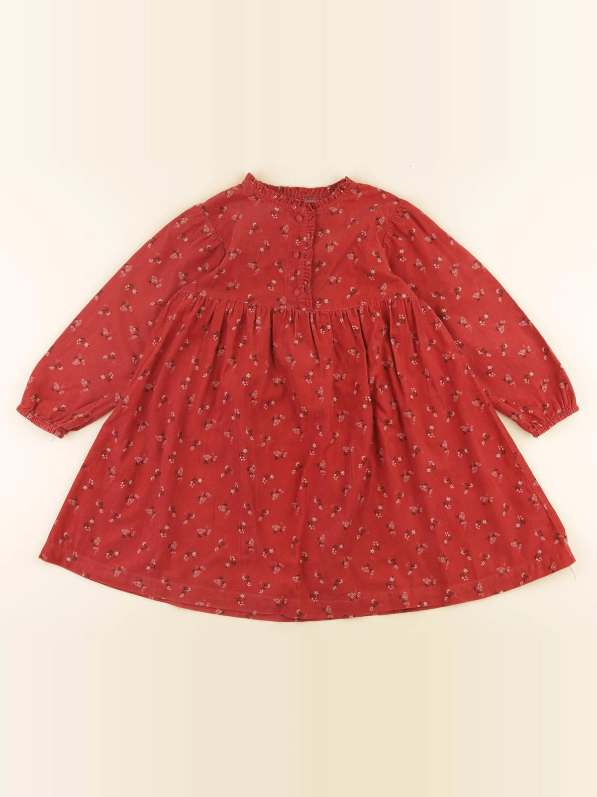 Vertbaudet - robe rouge - 6 ans