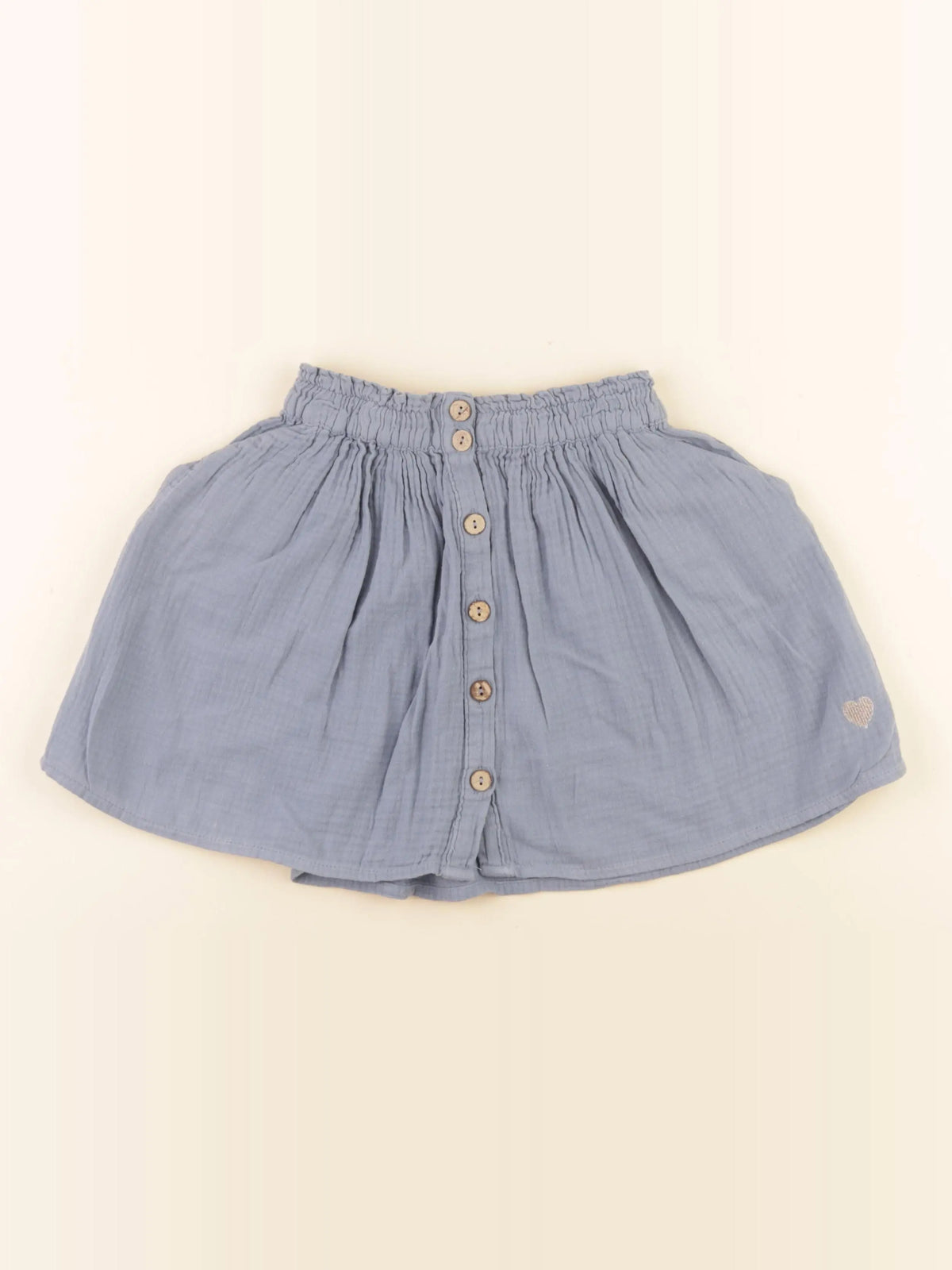 Vertbaudet - jupe bleu - 6 ans
