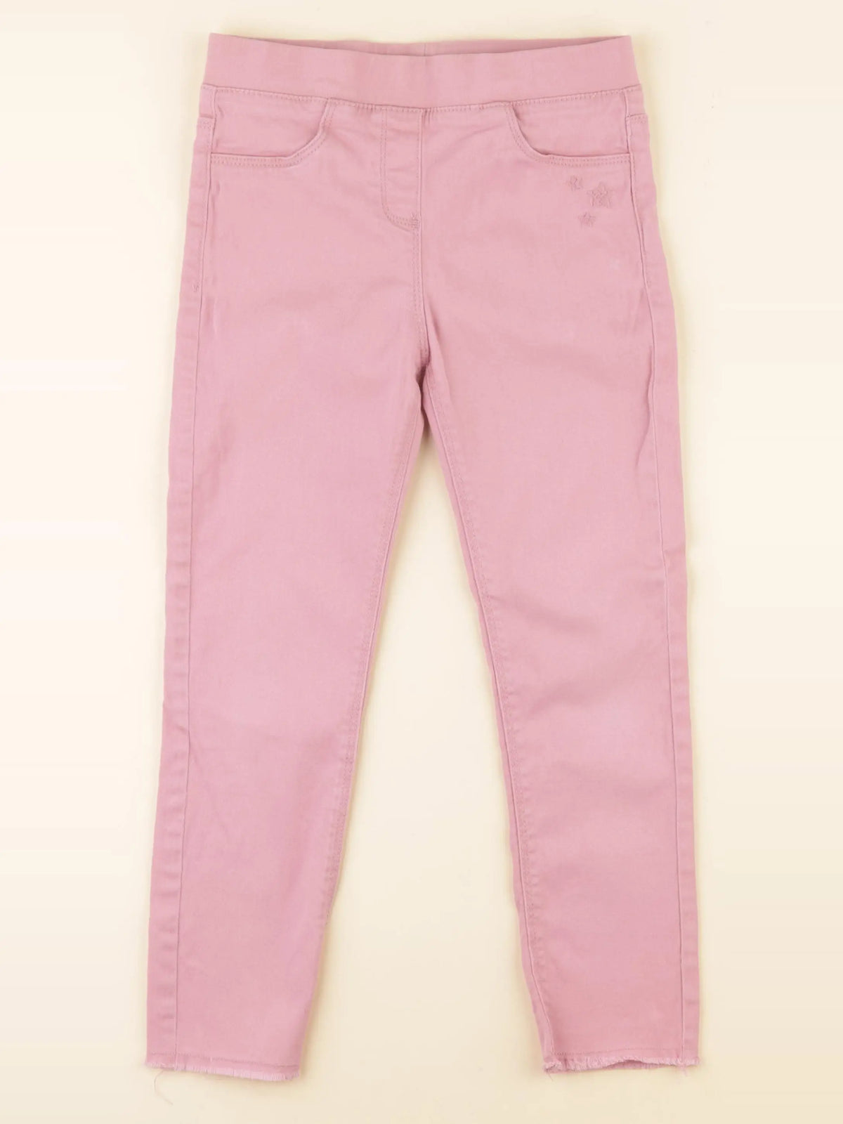 Vertbaudet - jegging rose - 7 ans