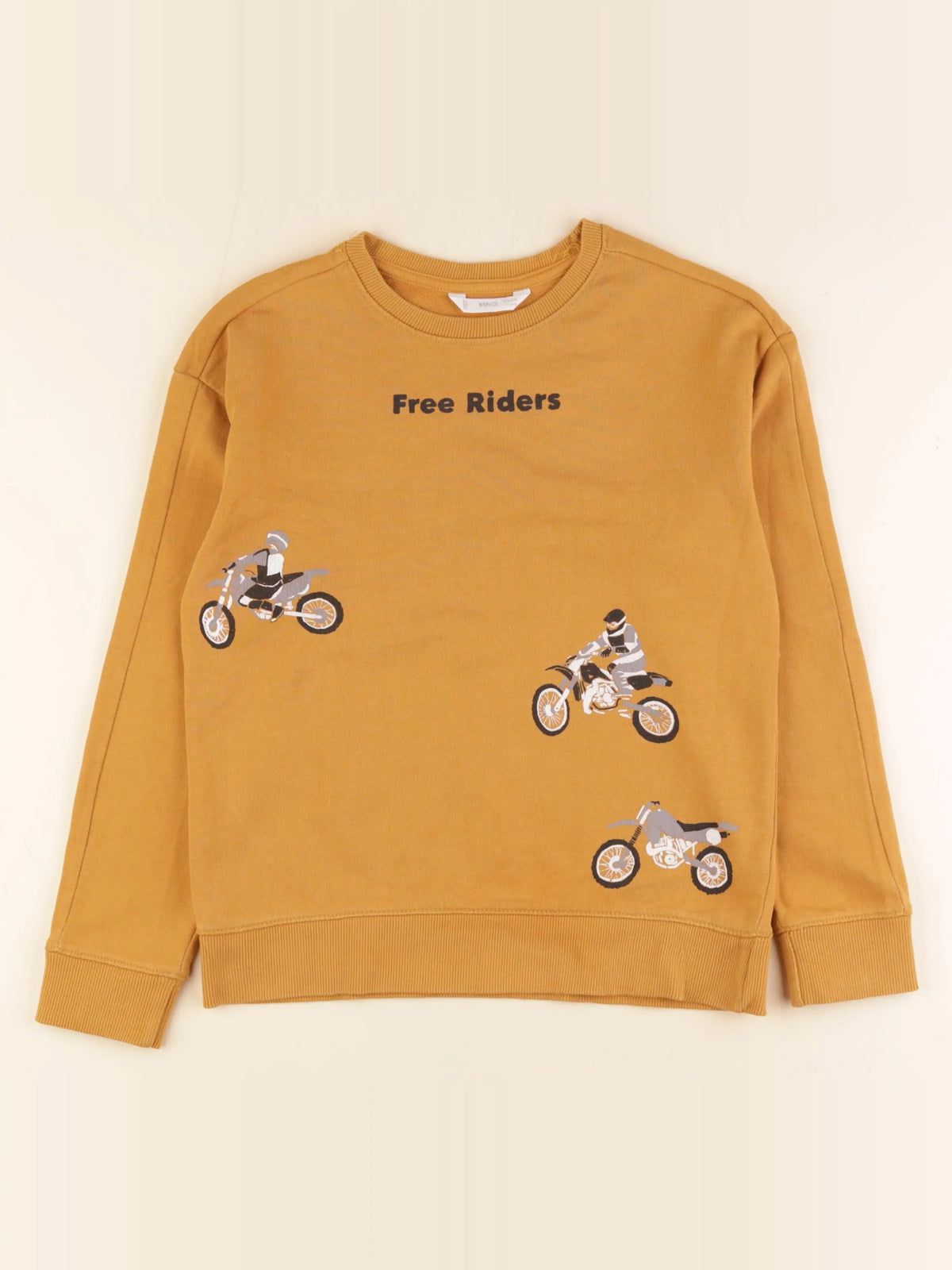 Mango - sweat jaune - 9 ans