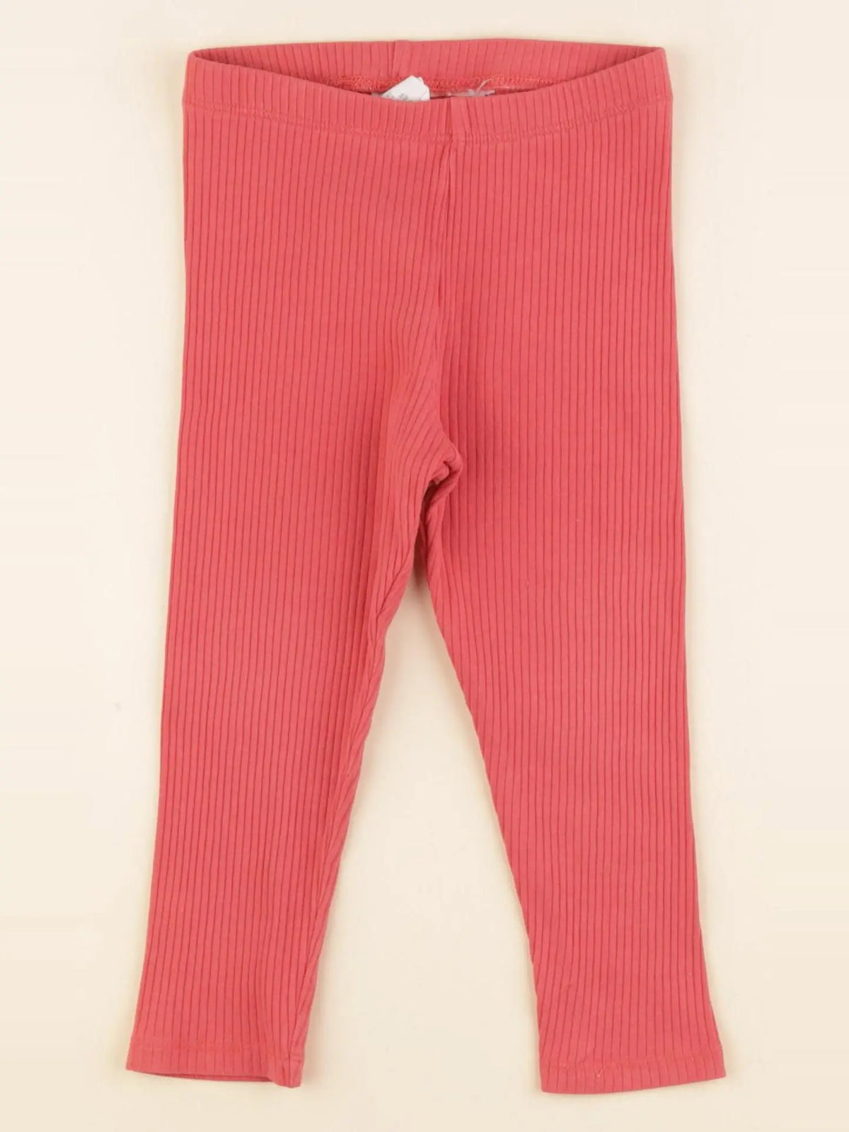 H&M - legging rouge - 18/24 mois