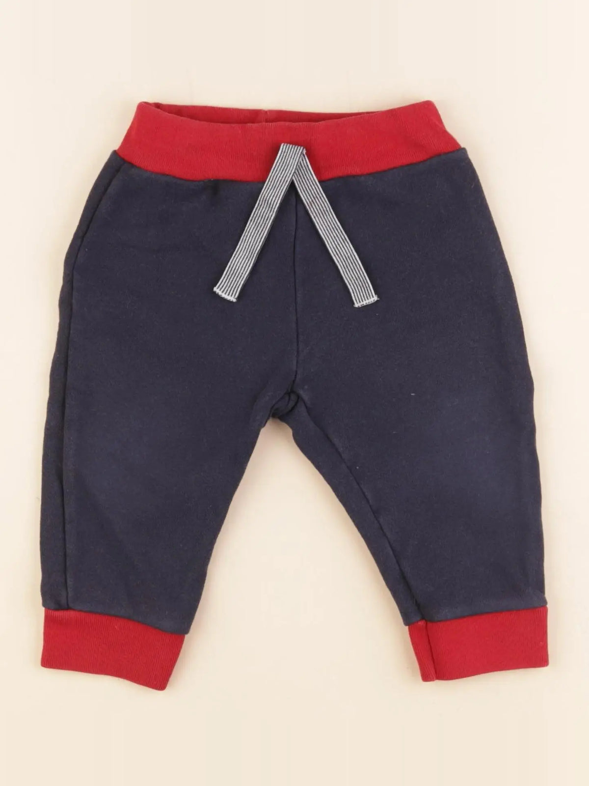 Petit Bateau - jogging bleu - 12 mois