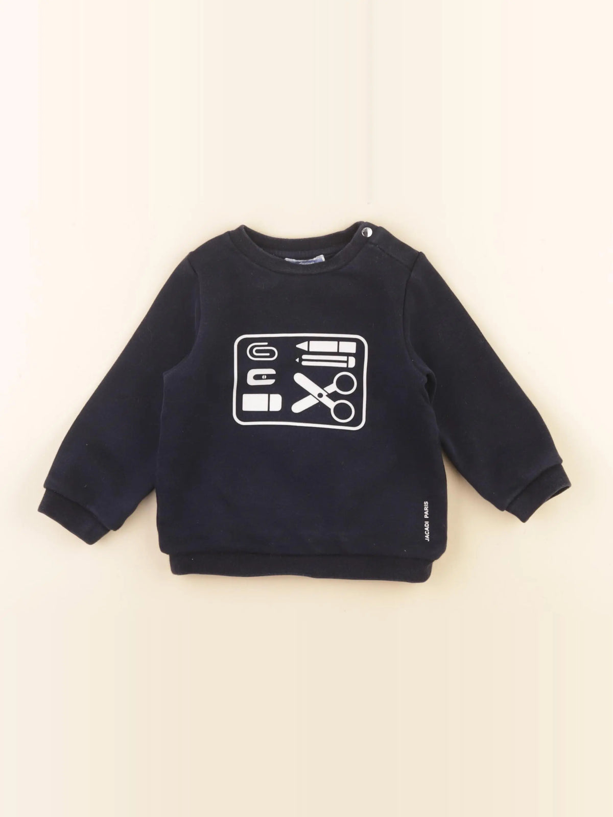 Jacadi - sweat bleu - 18 mois
