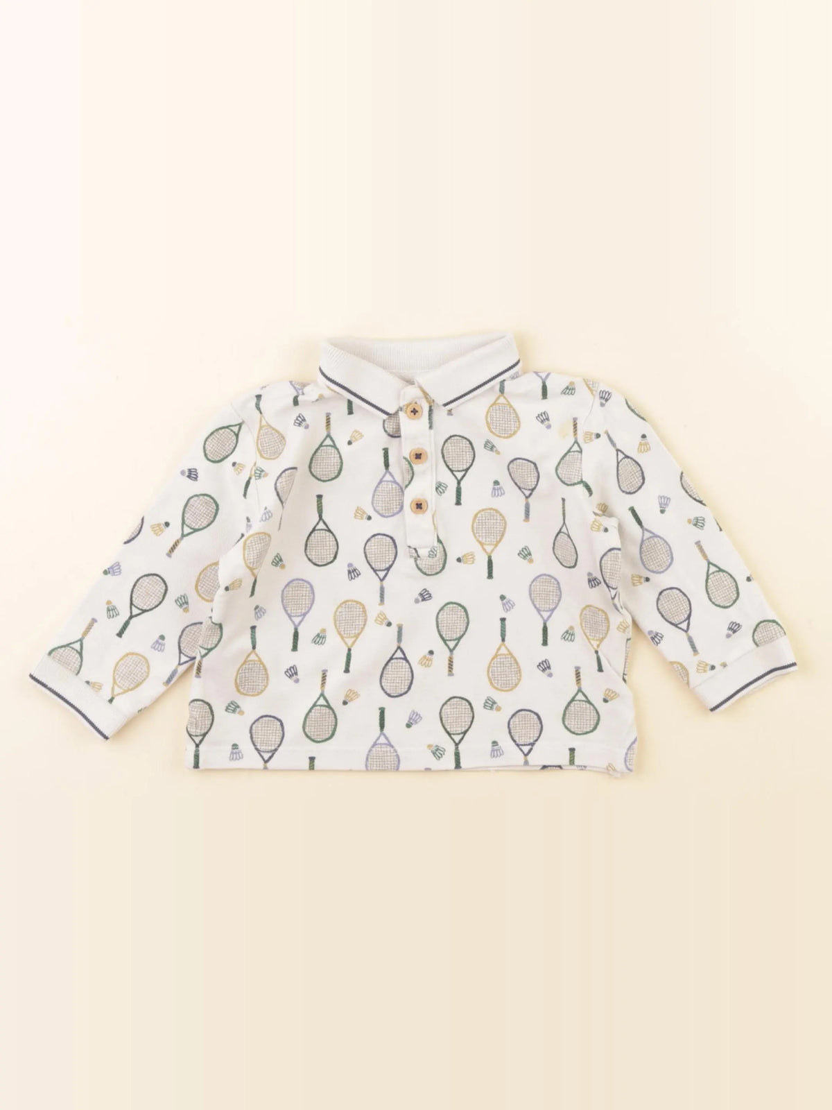 Boutchou - polo beige - 9 mois