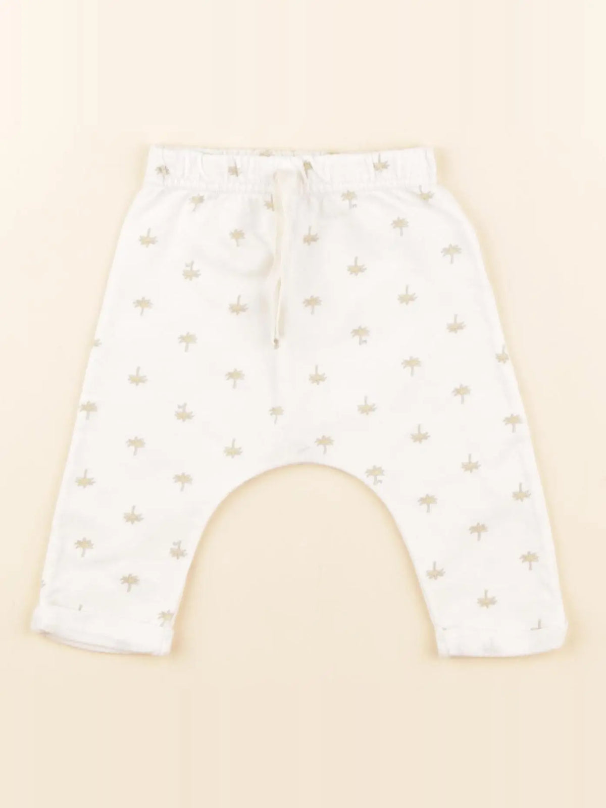 Petit Bateau - sarouel blanc - 3 mois