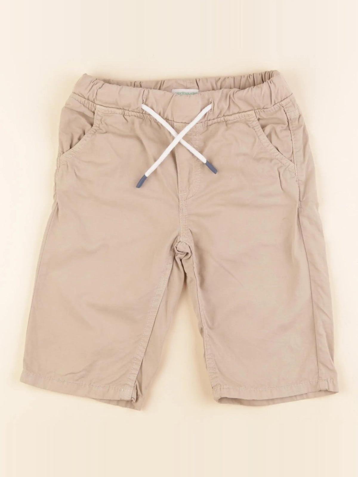 Vertbaudet - short beige - 6 ans