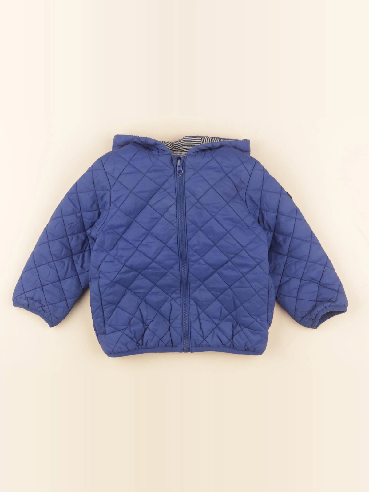 Petit Bateau - imperméable bleu - 24 mois