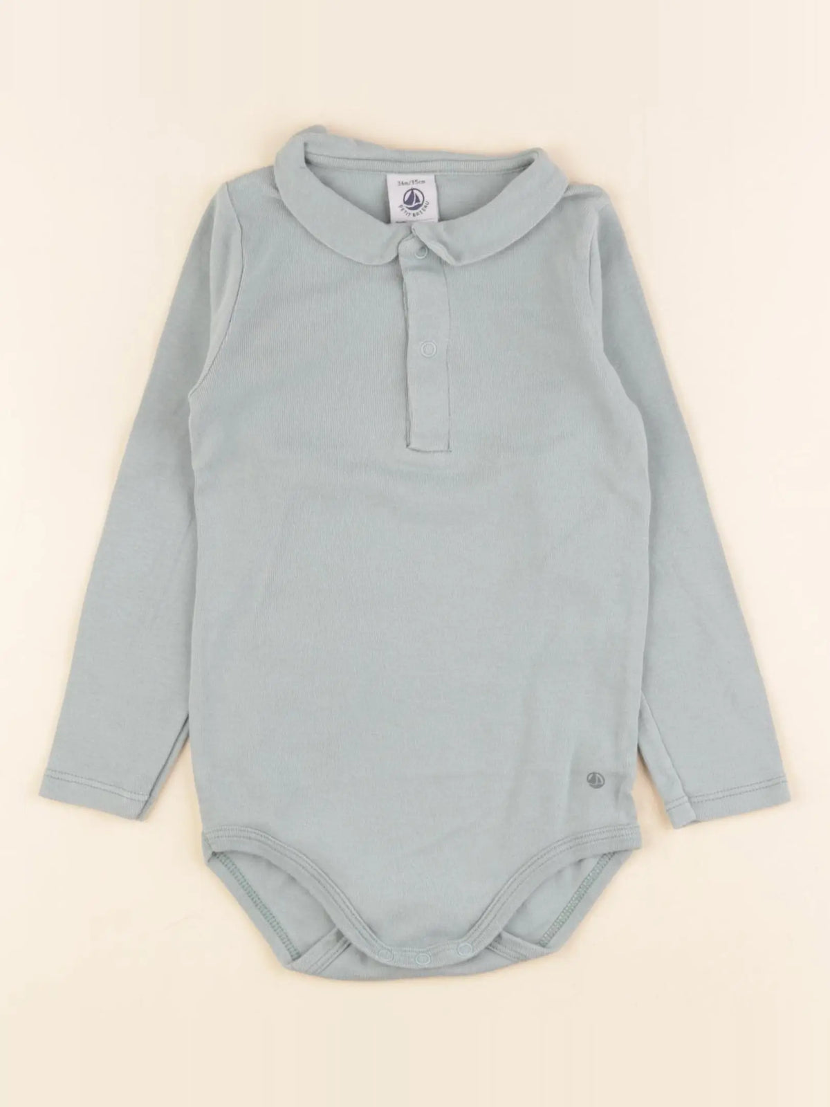 Petit Bateau - body à col vert - 36 mois