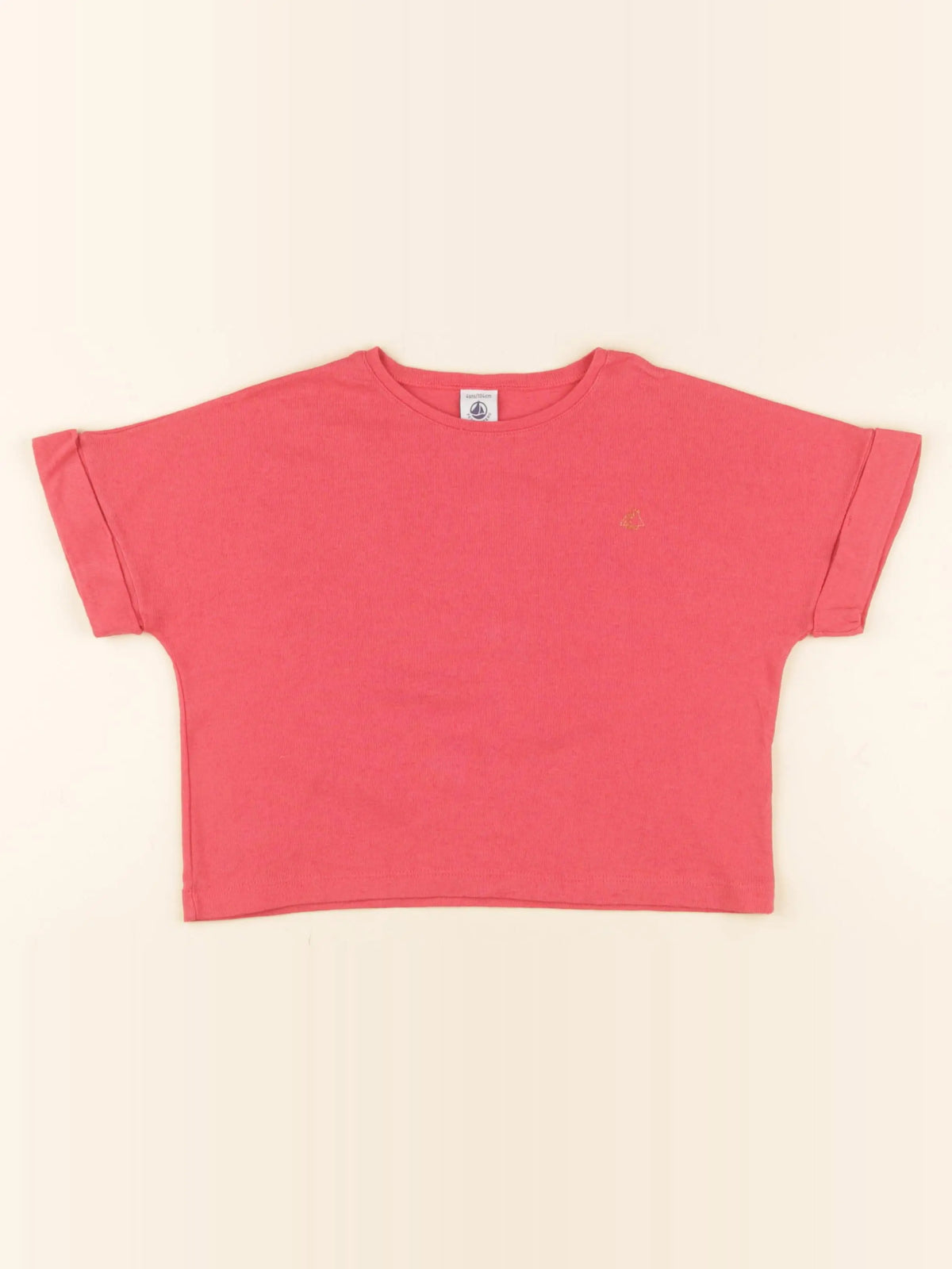 Petit Bateau - tee-shirt rose - 4 ans
