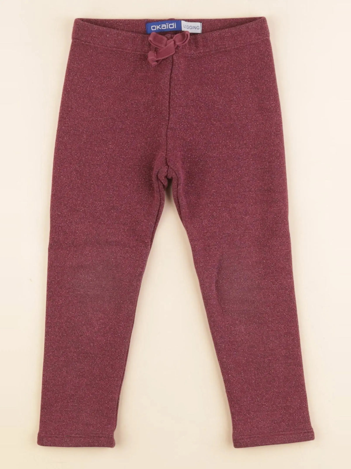 Okaidi - legging doublé rouge - 3 ans