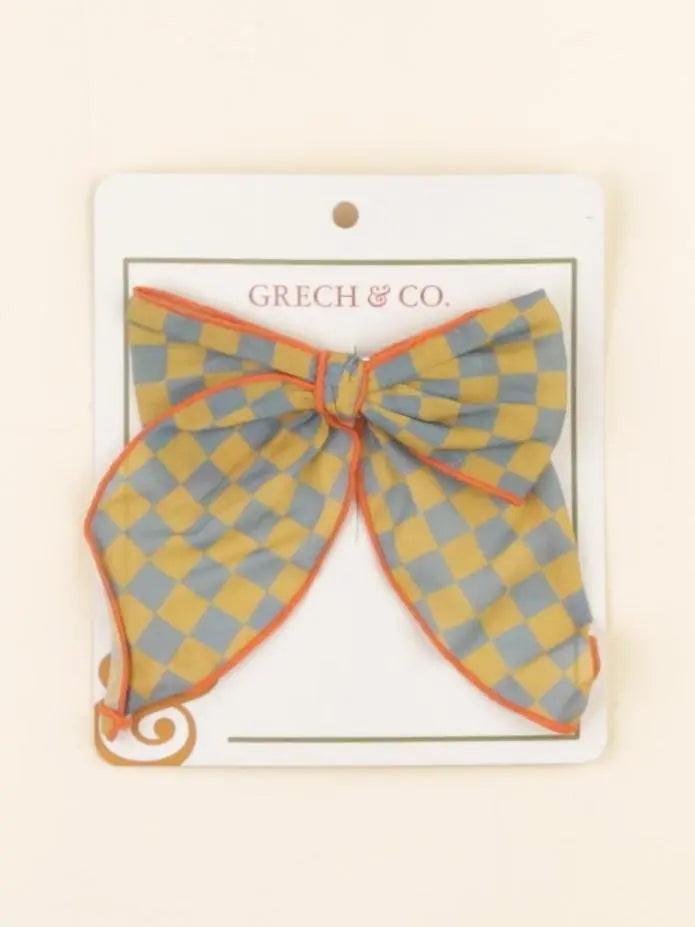 Grech and co - barette petite bleu, jaune - 