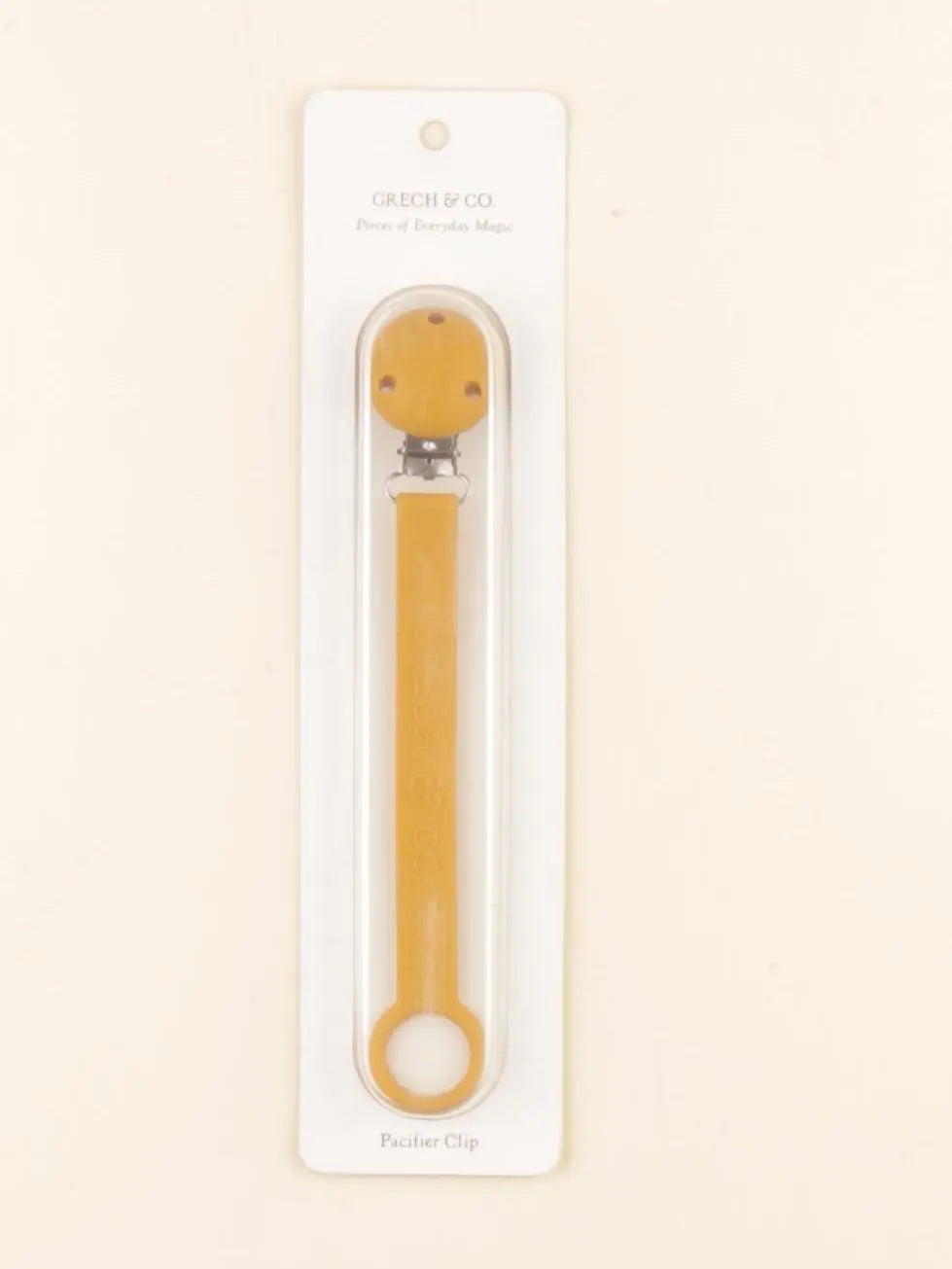 Grech and co - attache tétine jaune - 