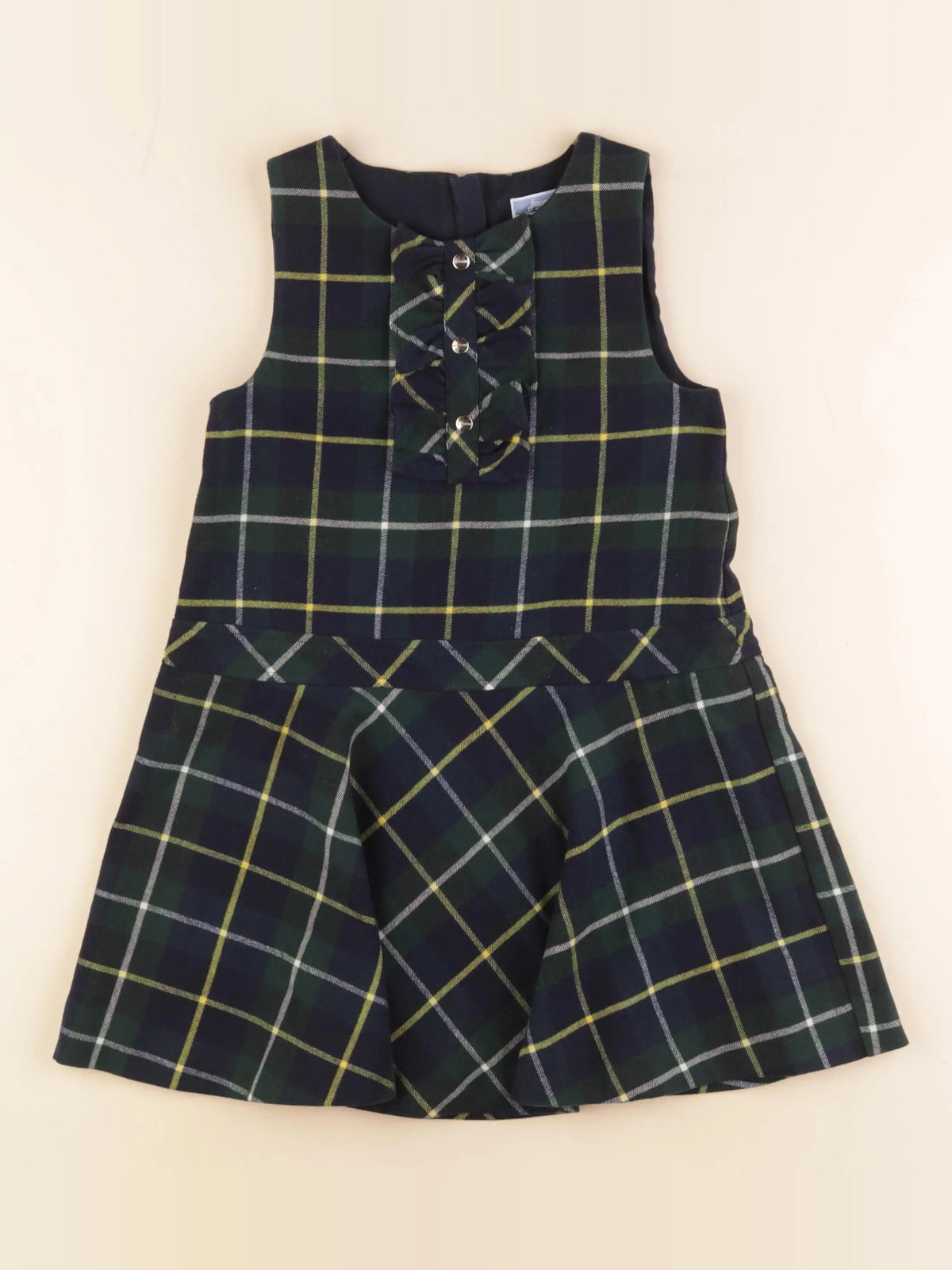 Jacadi - robe bleu, vert - 6 ans