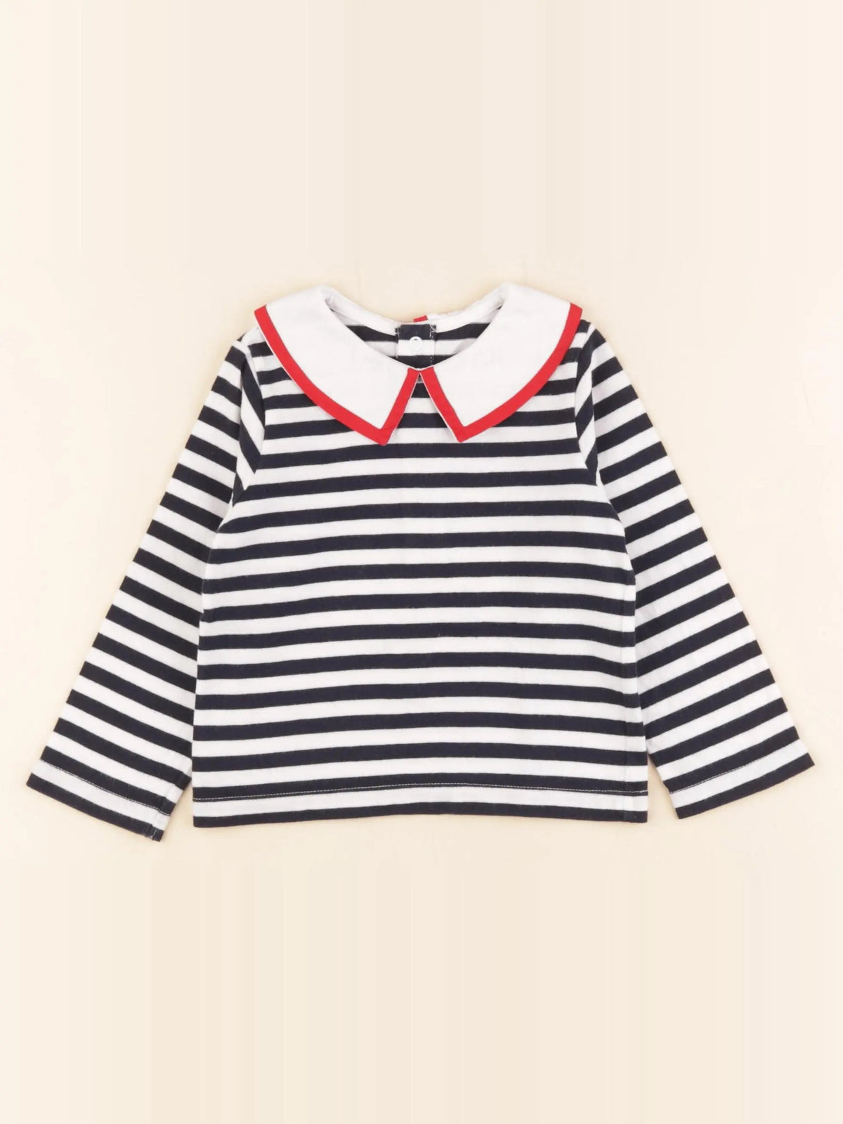 Jacadi - tee-shirt blanc, bleu - 24 mois