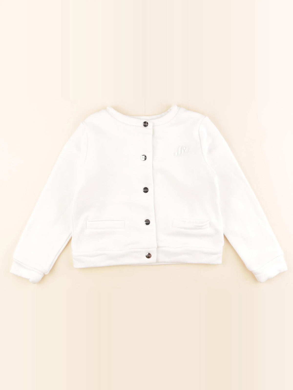 Jacadi - gilet blanc - 6 ans