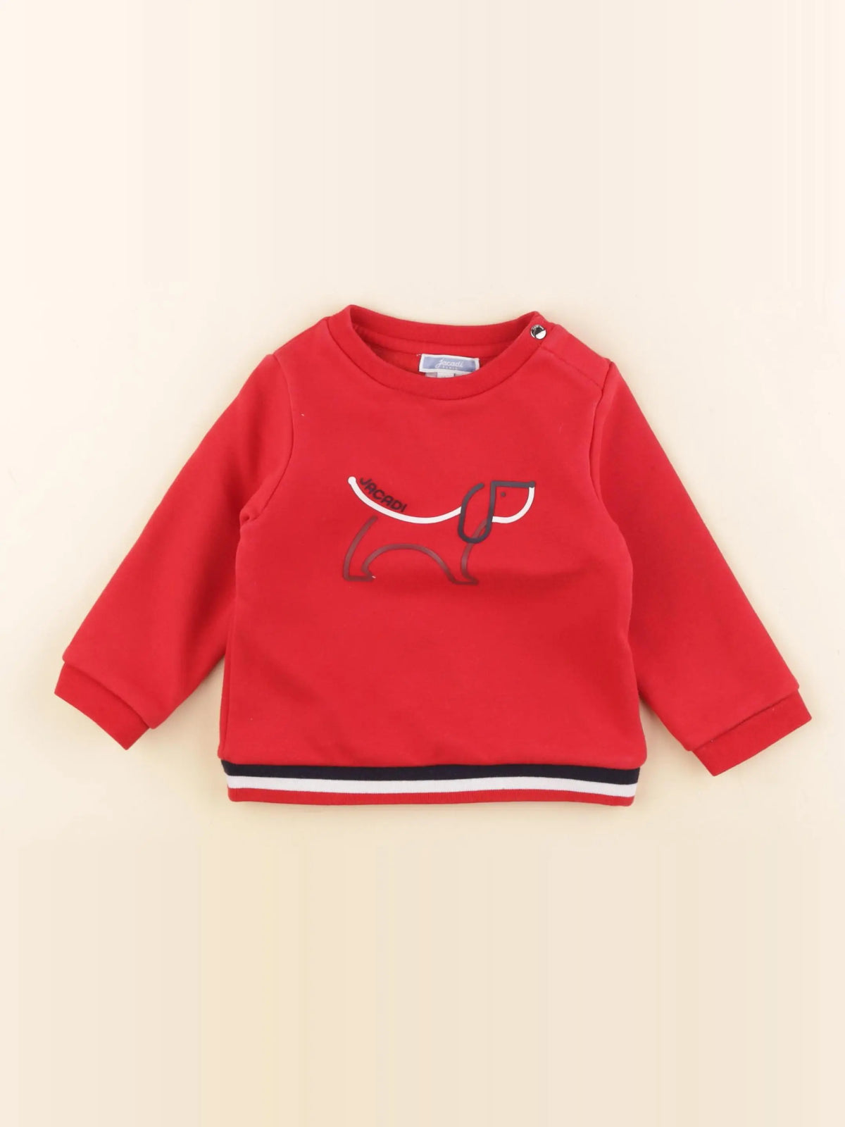 Jacadi - sweat rouge - 18 mois