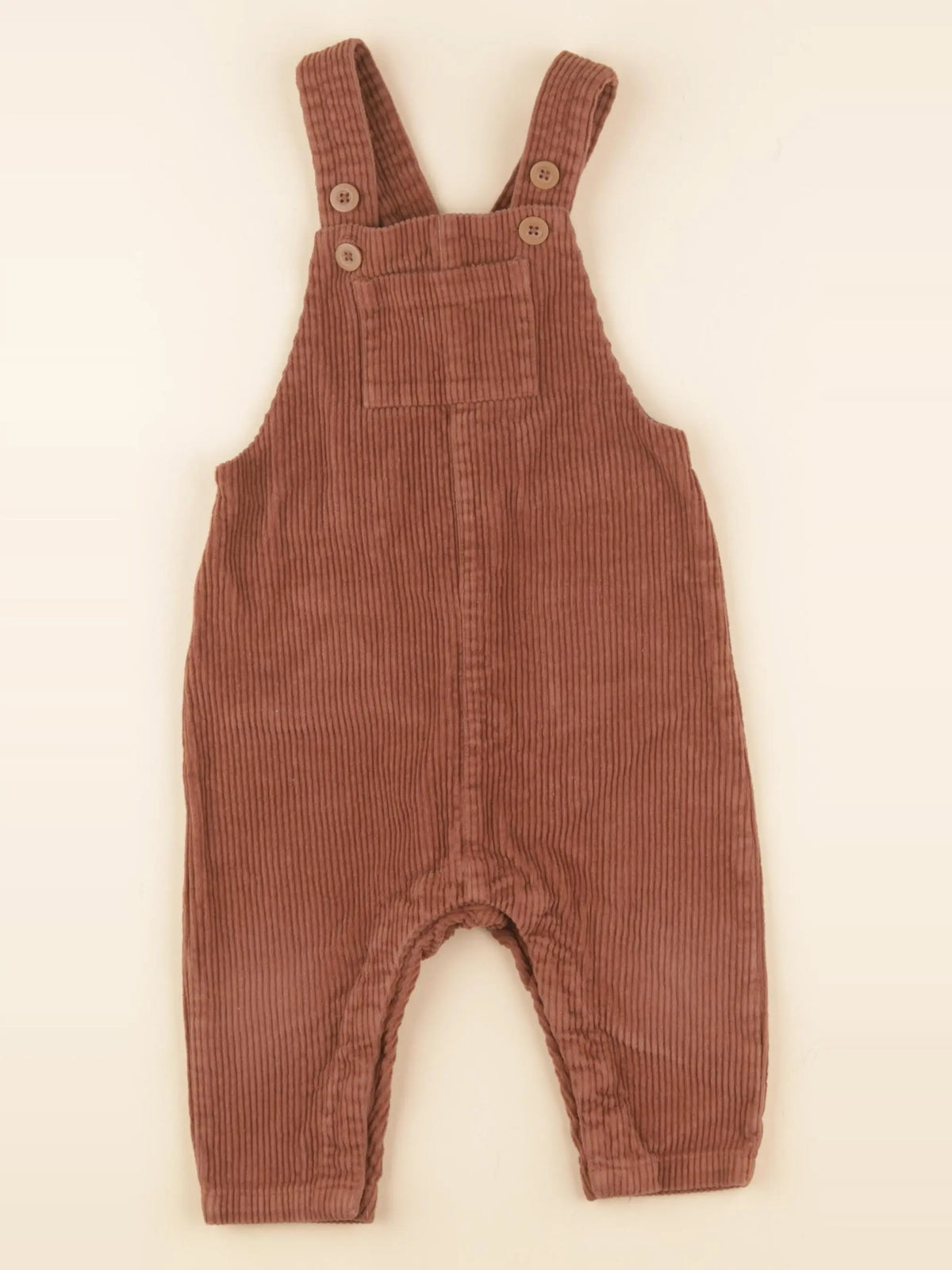 Petit Bateau - salopette marron - 18 mois