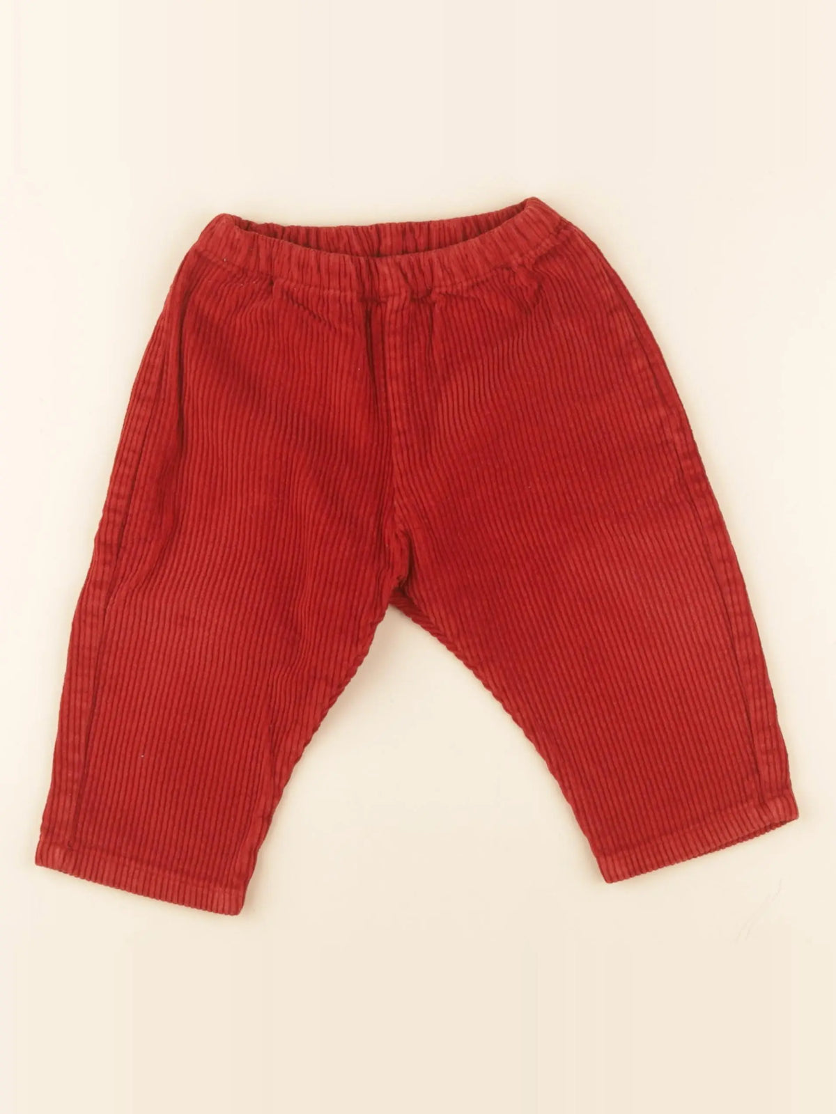 Petit Bateau - pantalon rouge - 18 mois