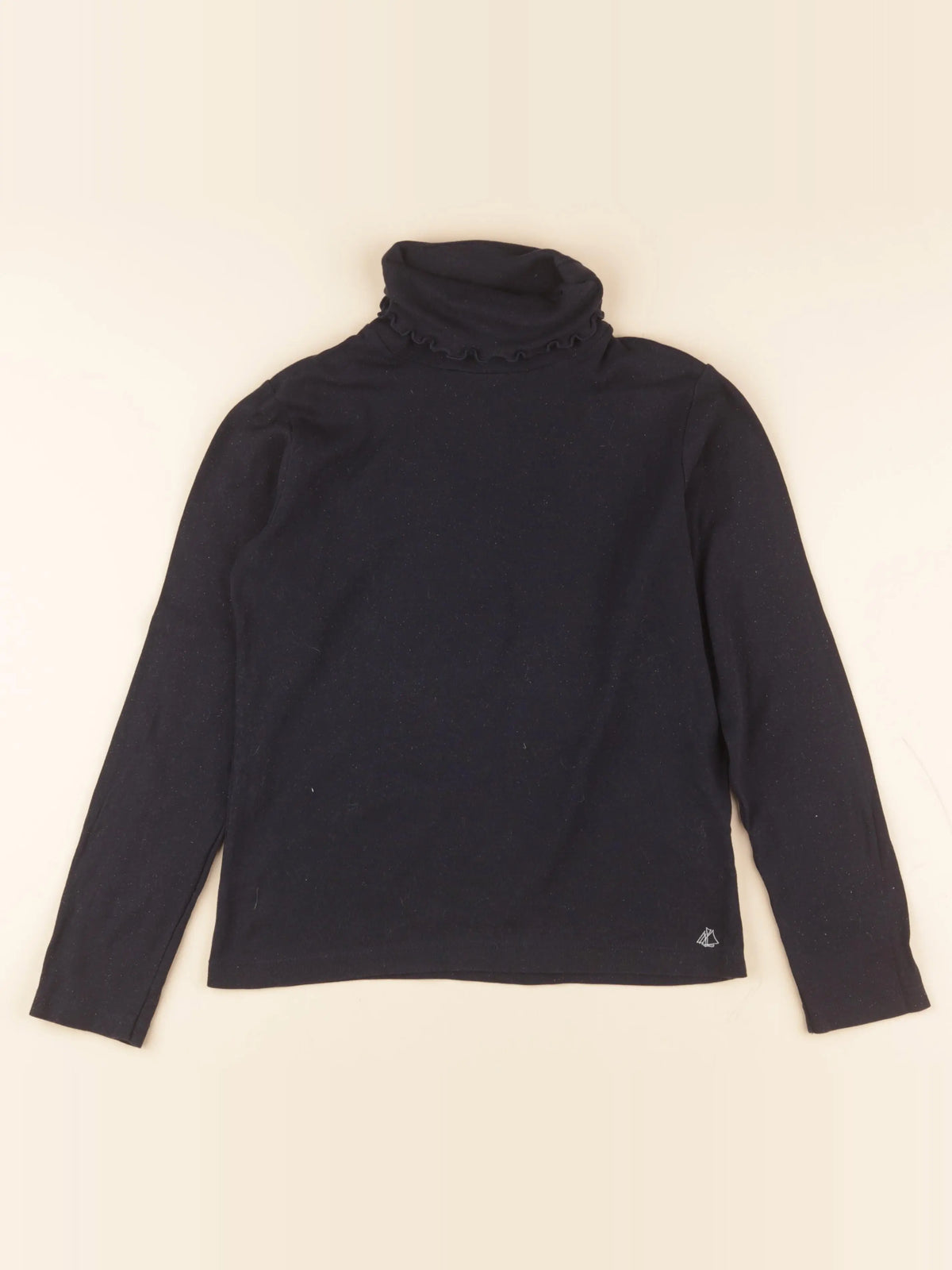 Petit Bateau - sous-pull bleu, or - 10 ans
