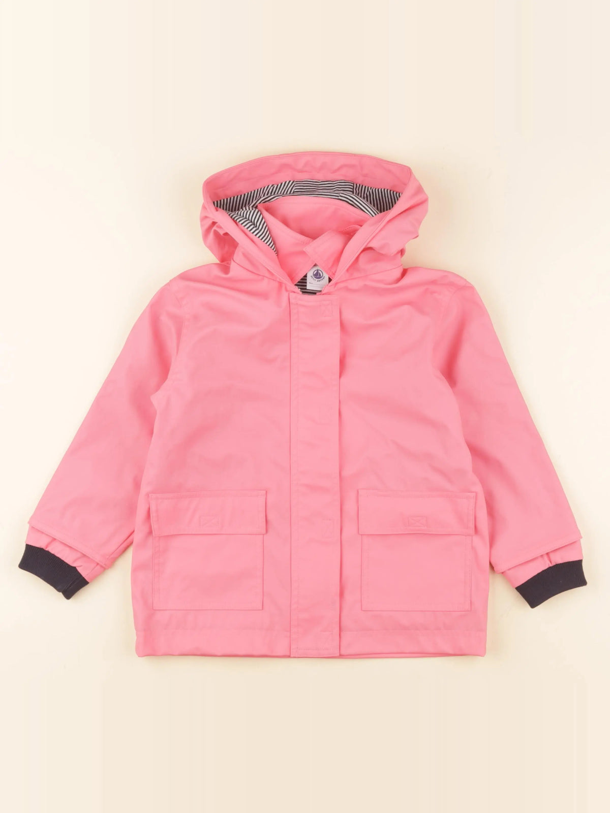 Petit Bateau - imperméable rose - 3 ans